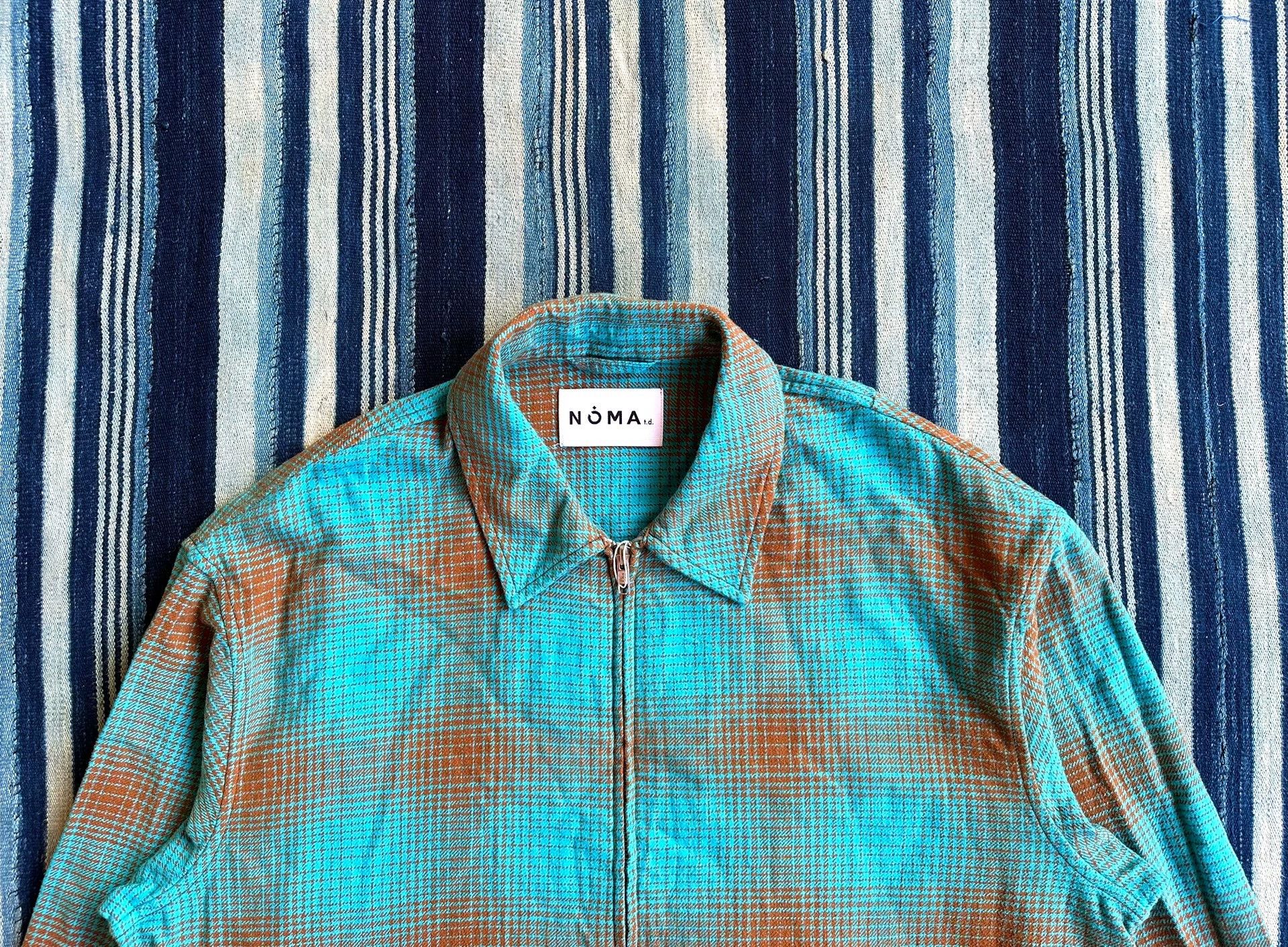 NOMA t.d NOMA t.d. Ombre Plaid Lapel Casual Blouson Japan Made Size 3 Size US L / EU 52-54 / 3 - 3 Thumbnail