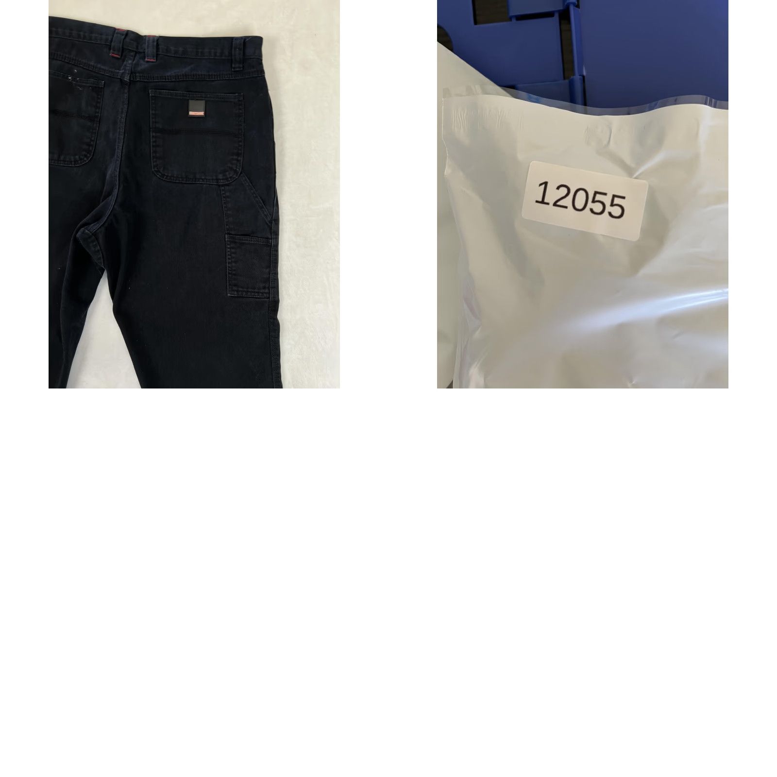 Vintage Craftsman Jeans Mens 40x30 Black Relaxed Straight Utility Work Rope Pockets Logo Vintage: No Size US 40 / EU 56 - 8 Thumbnail