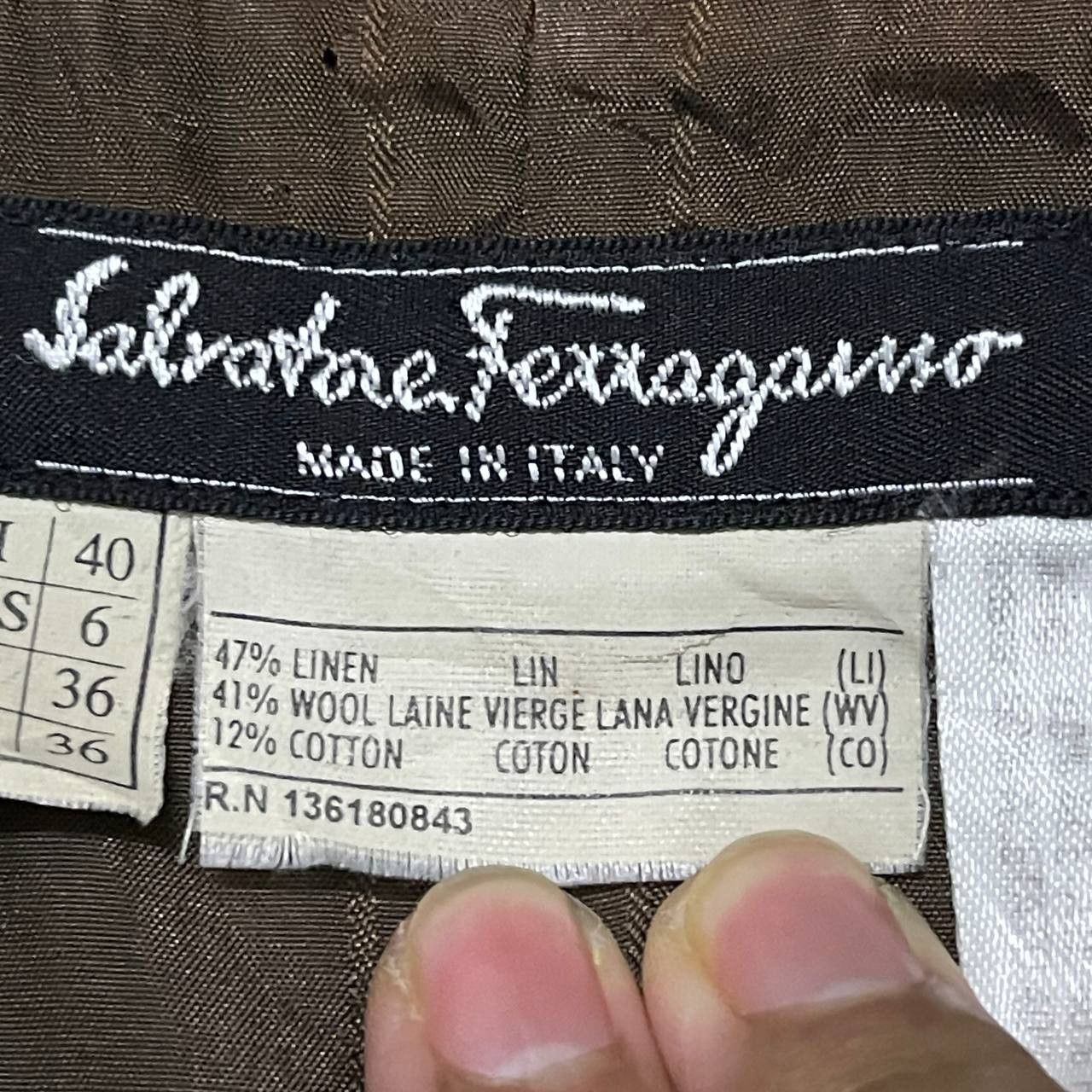 Vintage Salvatore Ferragamo Blazer Coat Jacket
