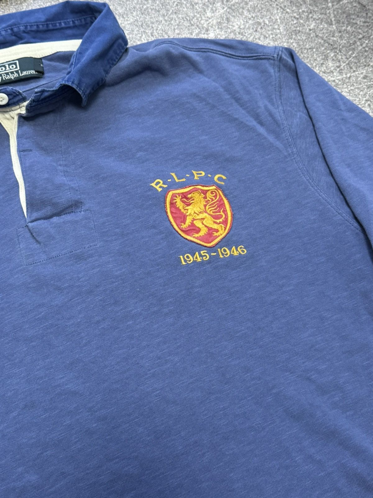 Polo Ralph Lauren Vintage 90s Polo Ralph Lauren 1945-46 Rugby Sweatshirt y2k Size US XXL / EU 58 / 5 - 3 Thumbnail