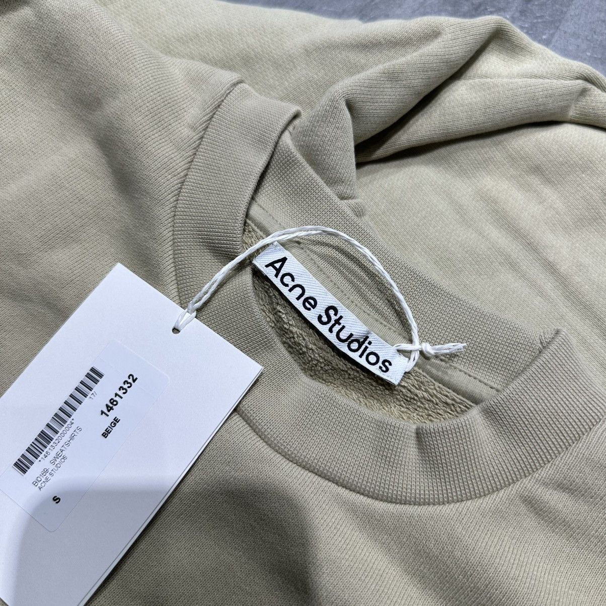 Acne Studios Acne Studios Fin Circus Sweatshirt - Dusty Green Size US S / EU 44-46 / 1 - 3 Thumbnail