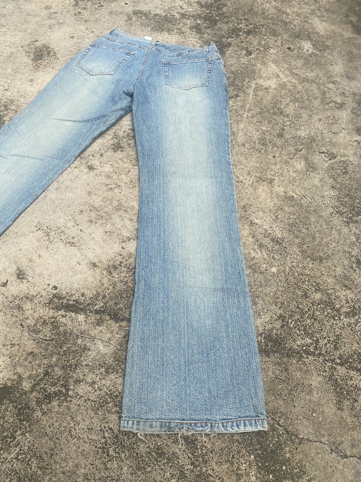 If Six Was Nine × Japanese Brand Flare Jeans Now Velvet Splash Bootcut Size US 29 - 14 Thumbnail