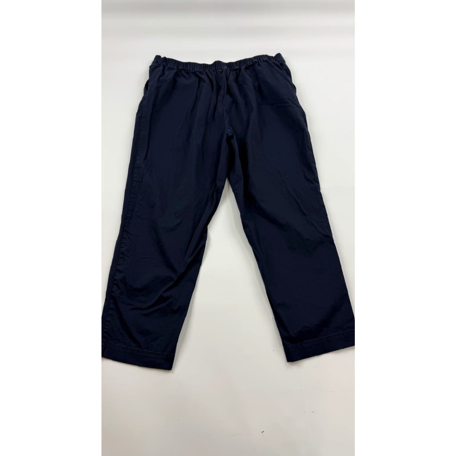 Boden Boden Pants Womens 16 Navy Blue Pull On Cropped Stretch Pockets Casual Size 38" / US 16 / IT 52 - 6 Thumbnail