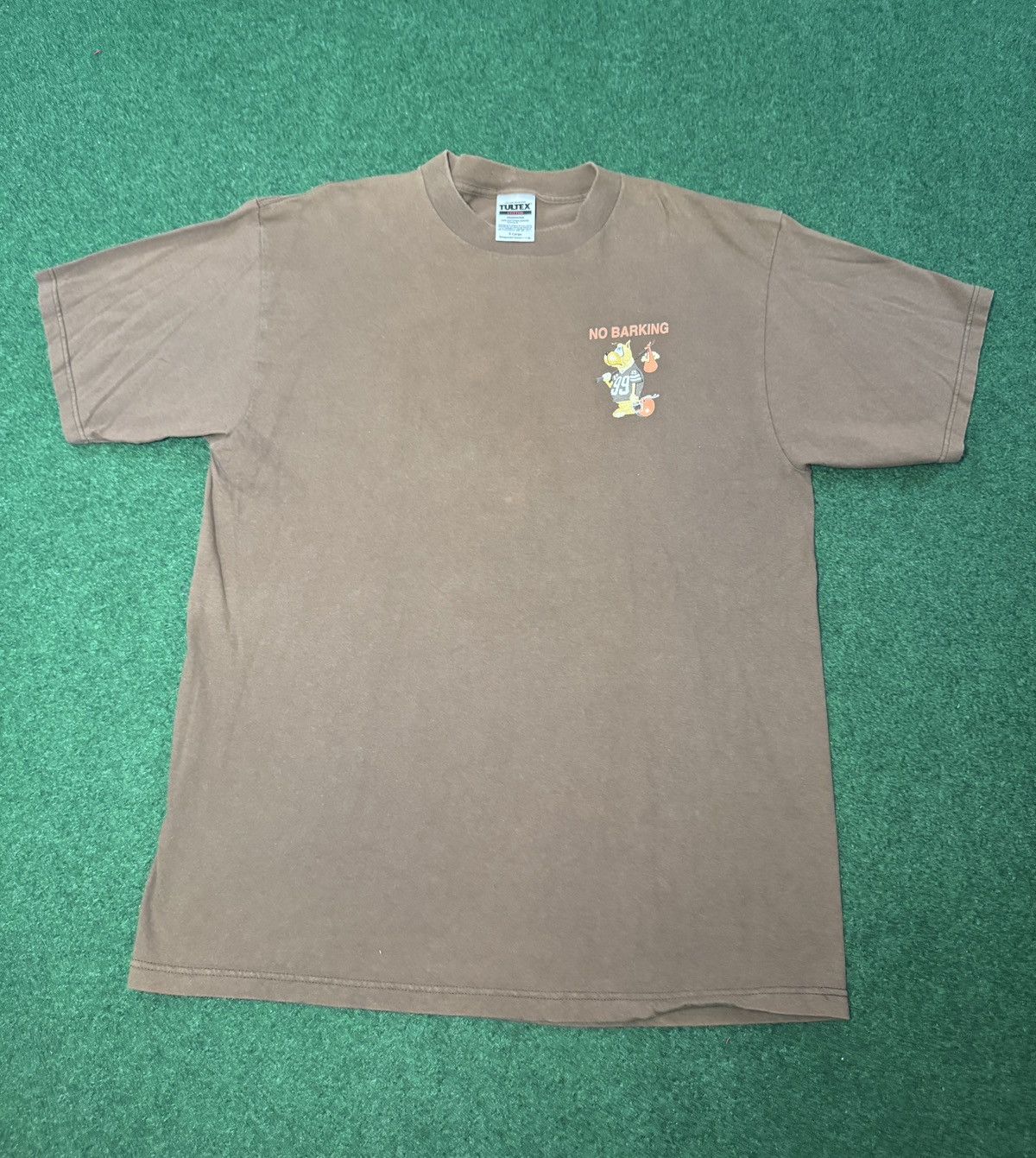 Tultex No Barking Til The Dawgs Come Home Cleveland Browns T Shirt Size US XL / EU 56 / 4 - 3 Thumbnail