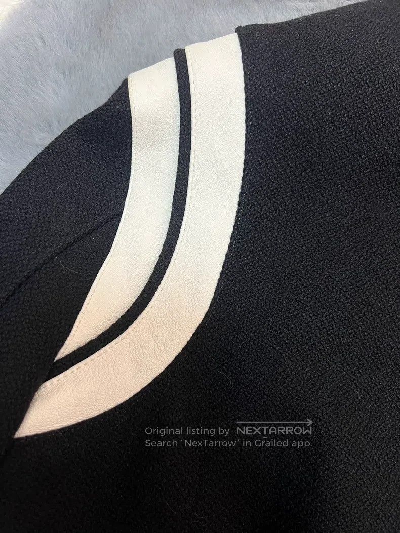Saint Laurent Paris Saint Laurent Paris Black and White Patched Wool Baseball Size US M / EU 48-50 / 2 - 7 Thumbnail