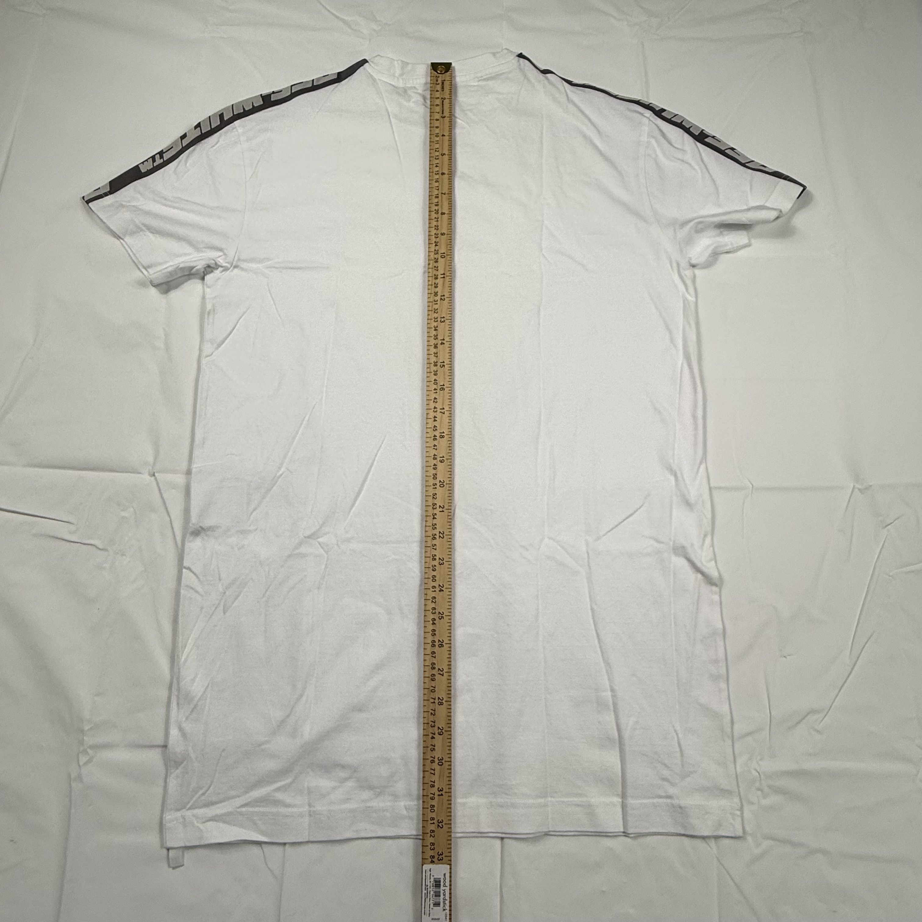 Off-White Off-White Athleisure White T-Shirt Logo Shoulder Tape Size US L / EU 52-54 / 3 - 9 Thumbnail