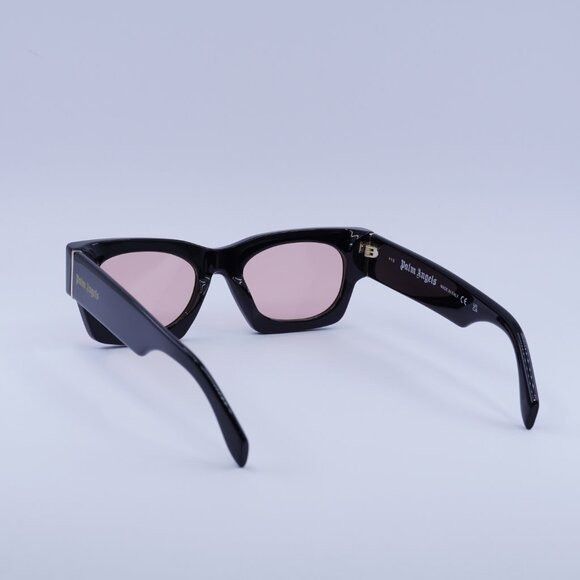Palm Angels Palm Angels PERI089 BODIE 1021 Sunglasses Black Square Frame Size ONE SIZE - 4 Thumbnail