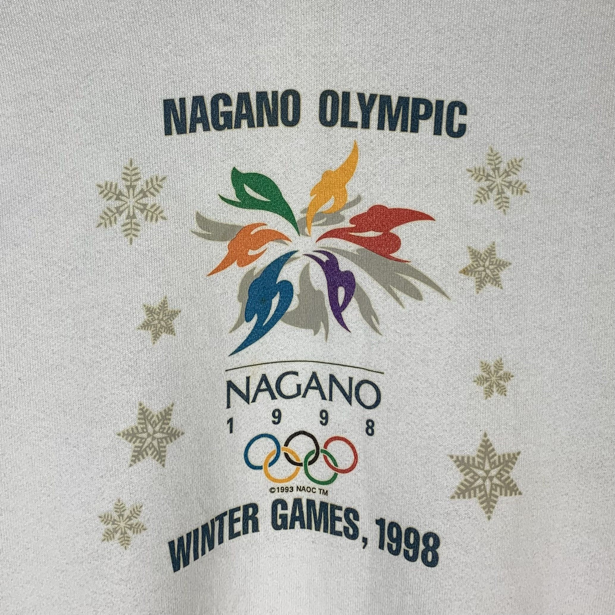 Vintage Vintage Nagano Olympic 1998 Winter Games Sweatshirt Size US L / EU 52-54 / 3 - 2 Thumbnail