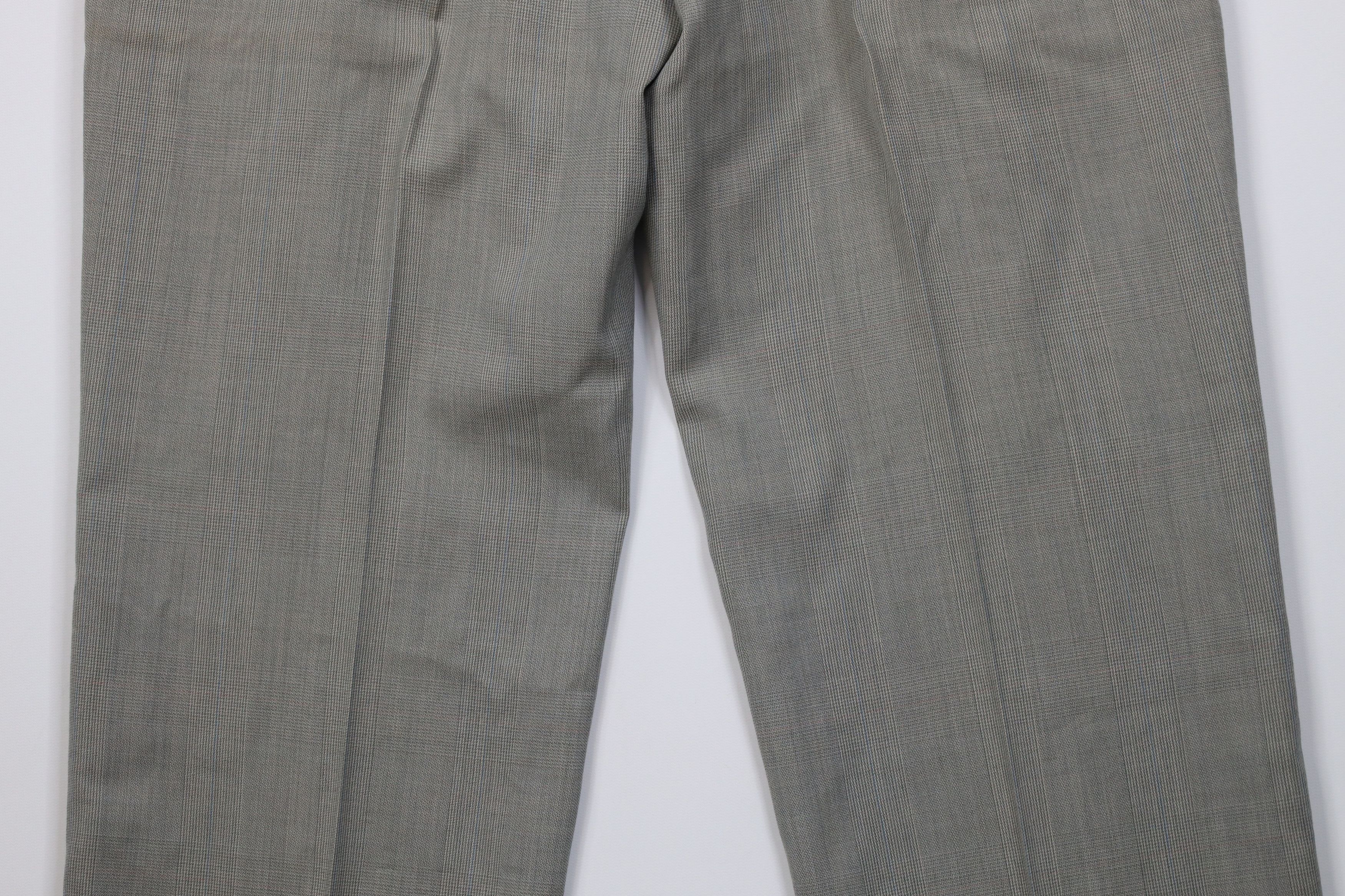 Christian Dior Monsieur Vintage 70s Christian Dior Houndstooth Plaid Chino Pants USA Size US 36 / EU 52 - 12 Thumbnail