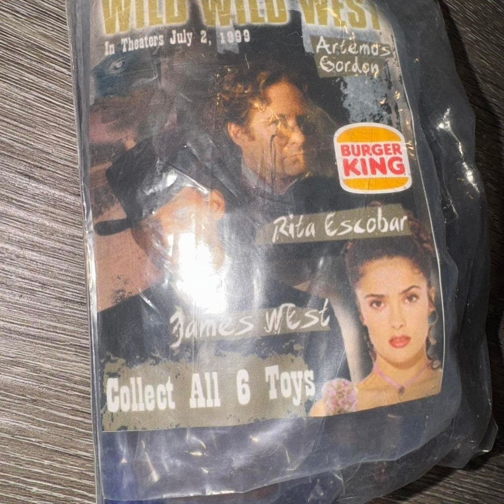 Vintage Burger King 1999 Kids Meal Toy Wild Wild West #5 Will Smith Size ONE SIZE - 6 Thumbnail