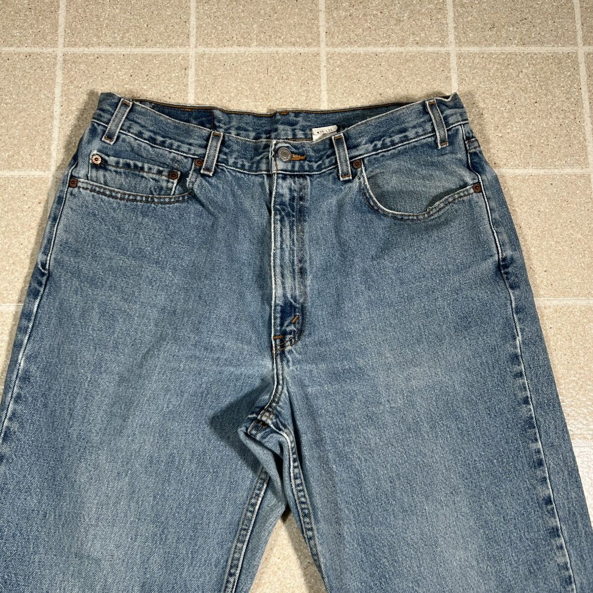 Levi's Vintage Levi’s 550 Jeans 32x30 Blue Denim Made in Mexico Size US 32 / EU 48 - 7 Thumbnail