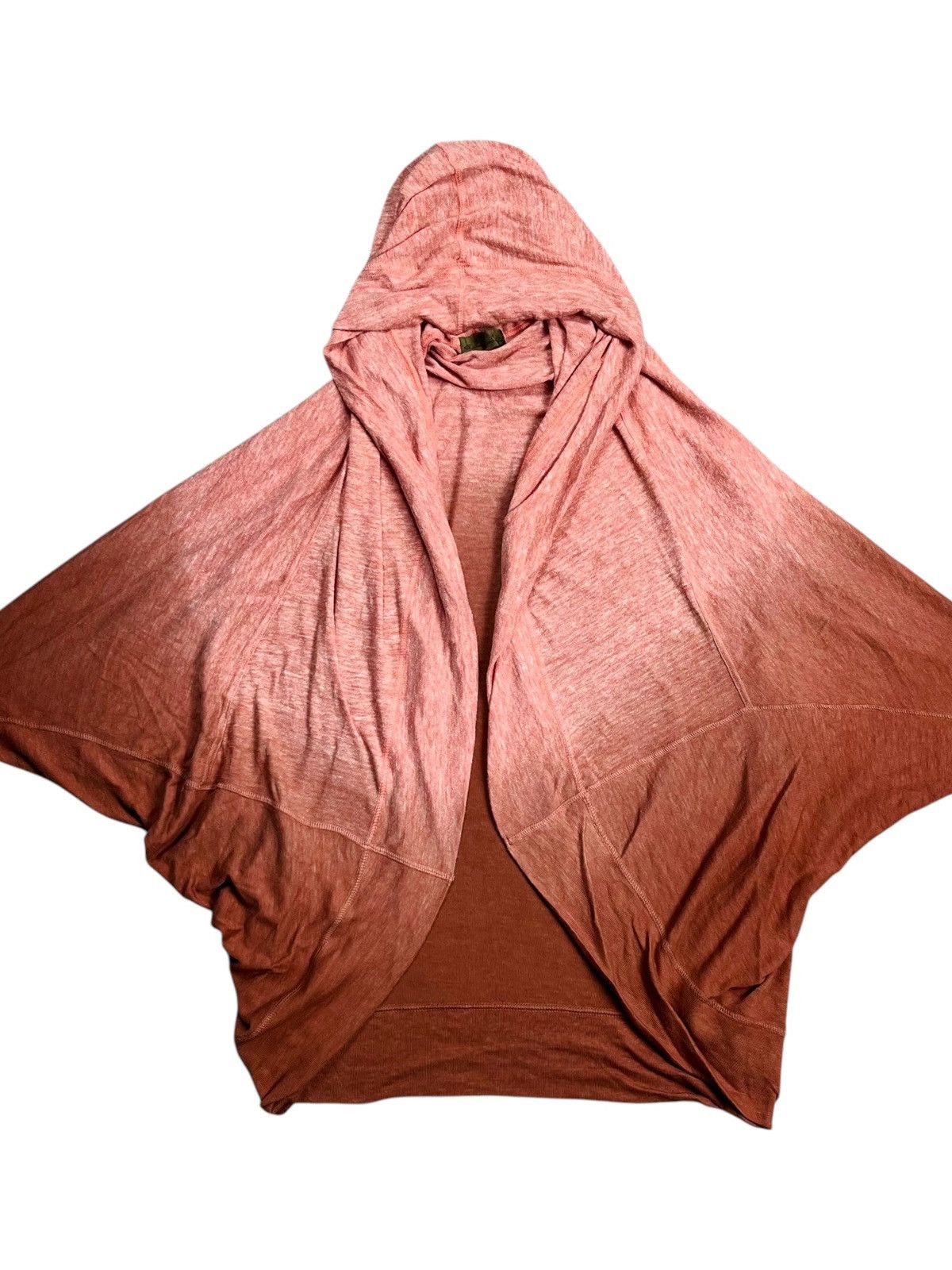 BUFFALO BOBS 2000s GOA - Ombre Gradient Hooded Cardigan Size US M / EU 48-50 / 2 - 2 Thumbnail