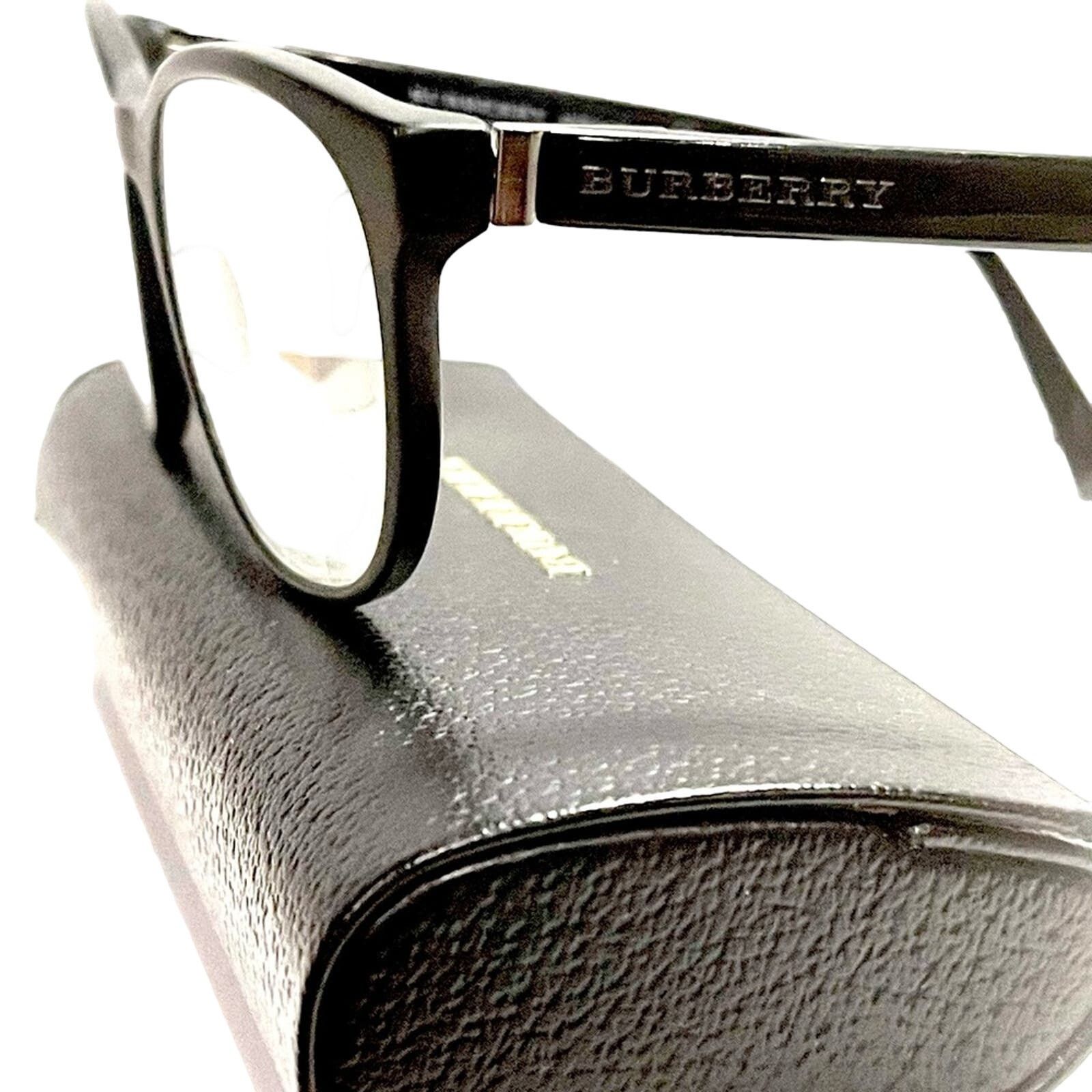 Burberry BURBERRY Unisex Black B 2247 3001 Eyewear Frames Size ONE SIZE - 2 Thumbnail