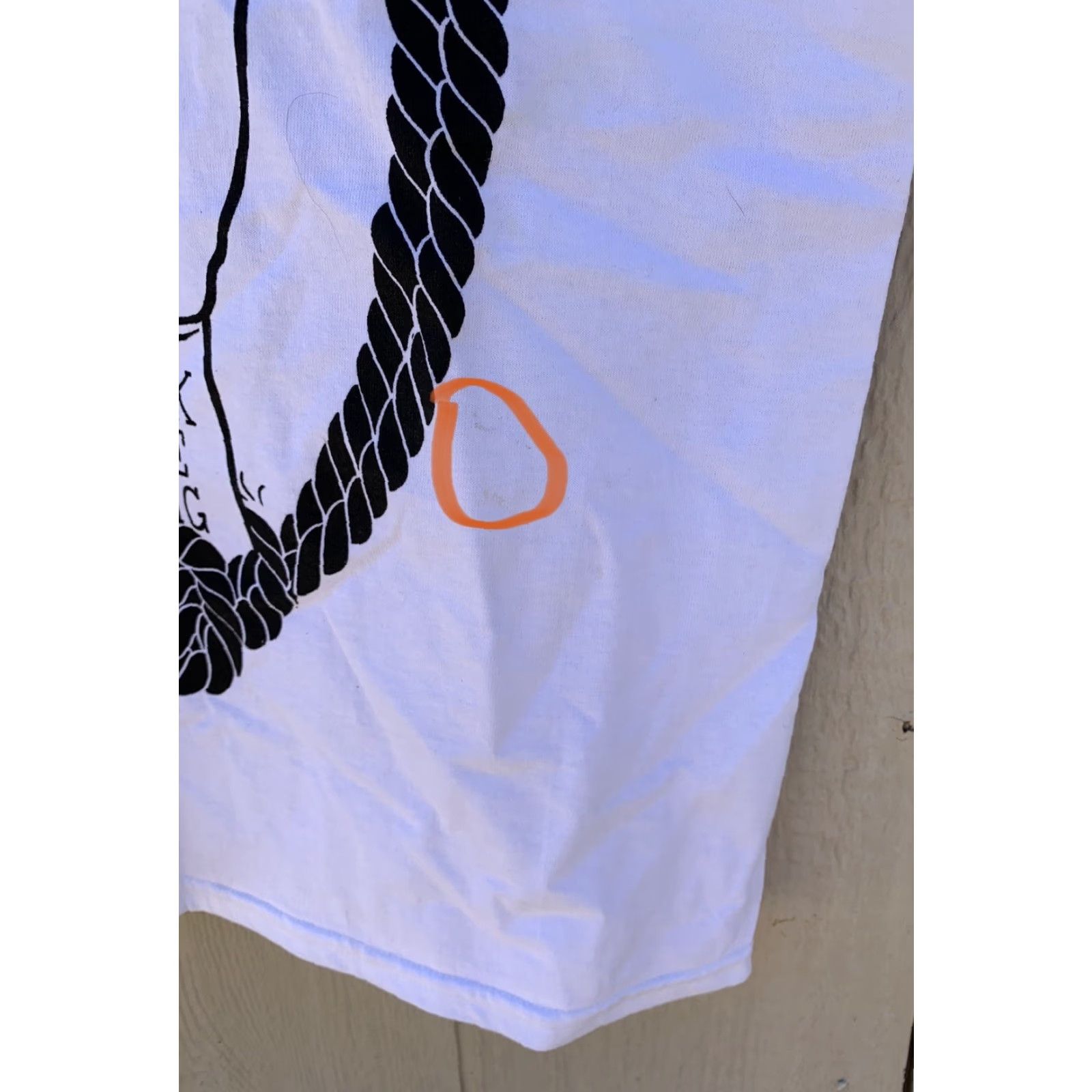 NANGA Shark Face Gang Macklemore & Ryan Lewis tank top M White Nike? Wait, original Brand: Winner’s Circle. Size US M / EU 48-50 / 2 - 7 Thumbnail