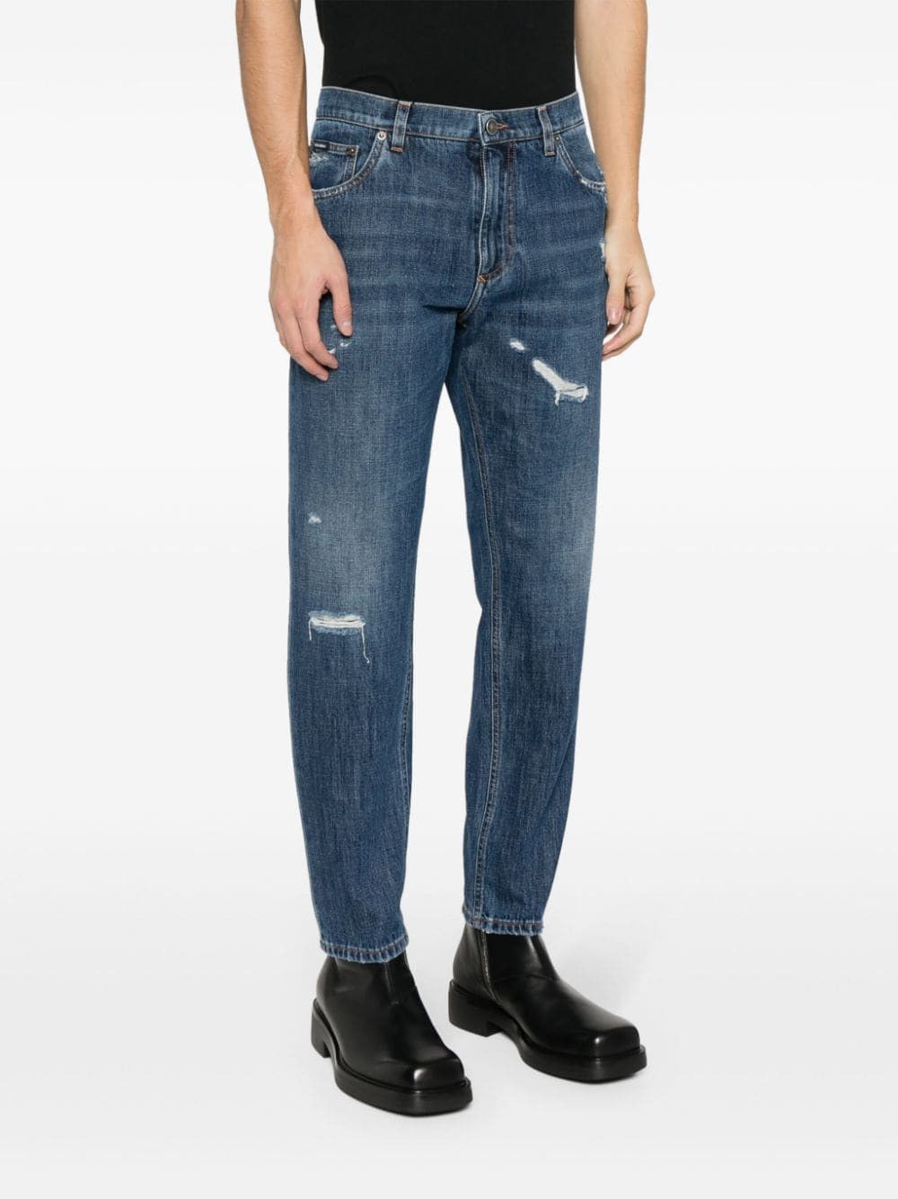 Dolce & Gabbana o1y0125 Jeans in Blue Size US 32 / EU 48 - 2 Thumbnail