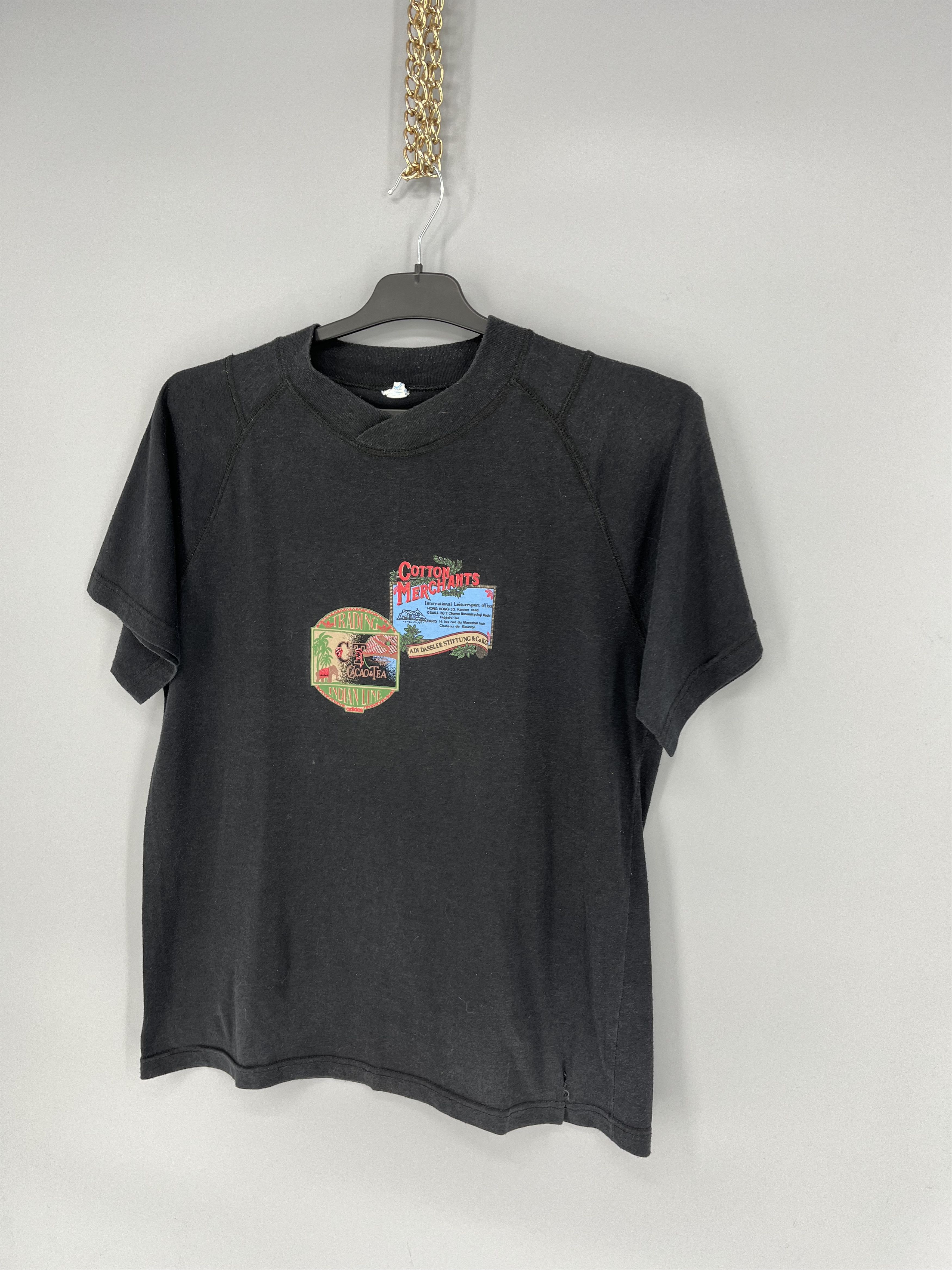 Adidas RARE!! Vintage Y2K 90s Adidas Logo Tee Streetwear Made Spain Size US S / EU 44-46 / 1 - 4 Thumbnail