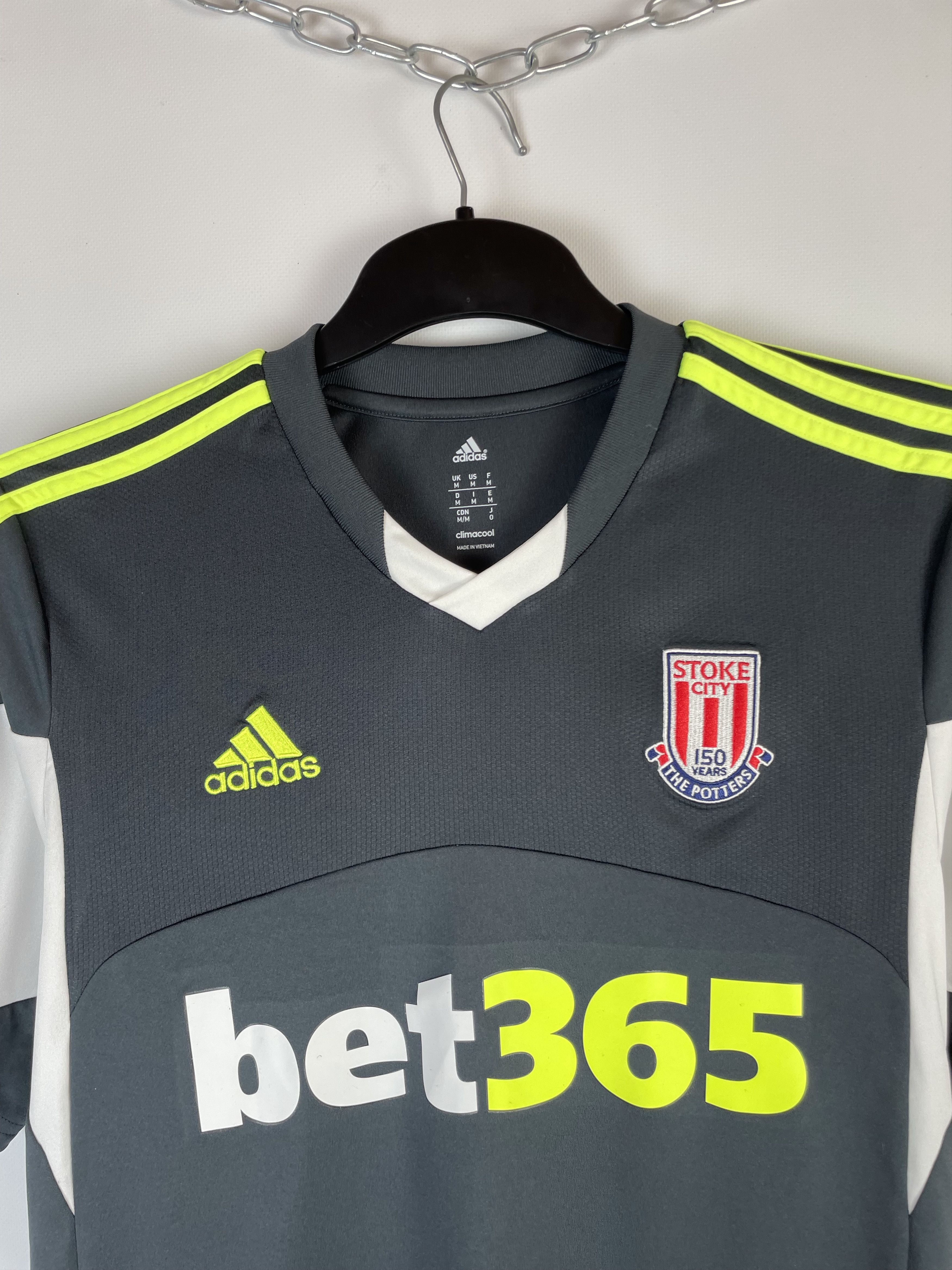 Adidas Adidas Stoke City 2013 2014 away soccer jersey football Size US M / EU 48-50 / 2 - 4 Thumbnail