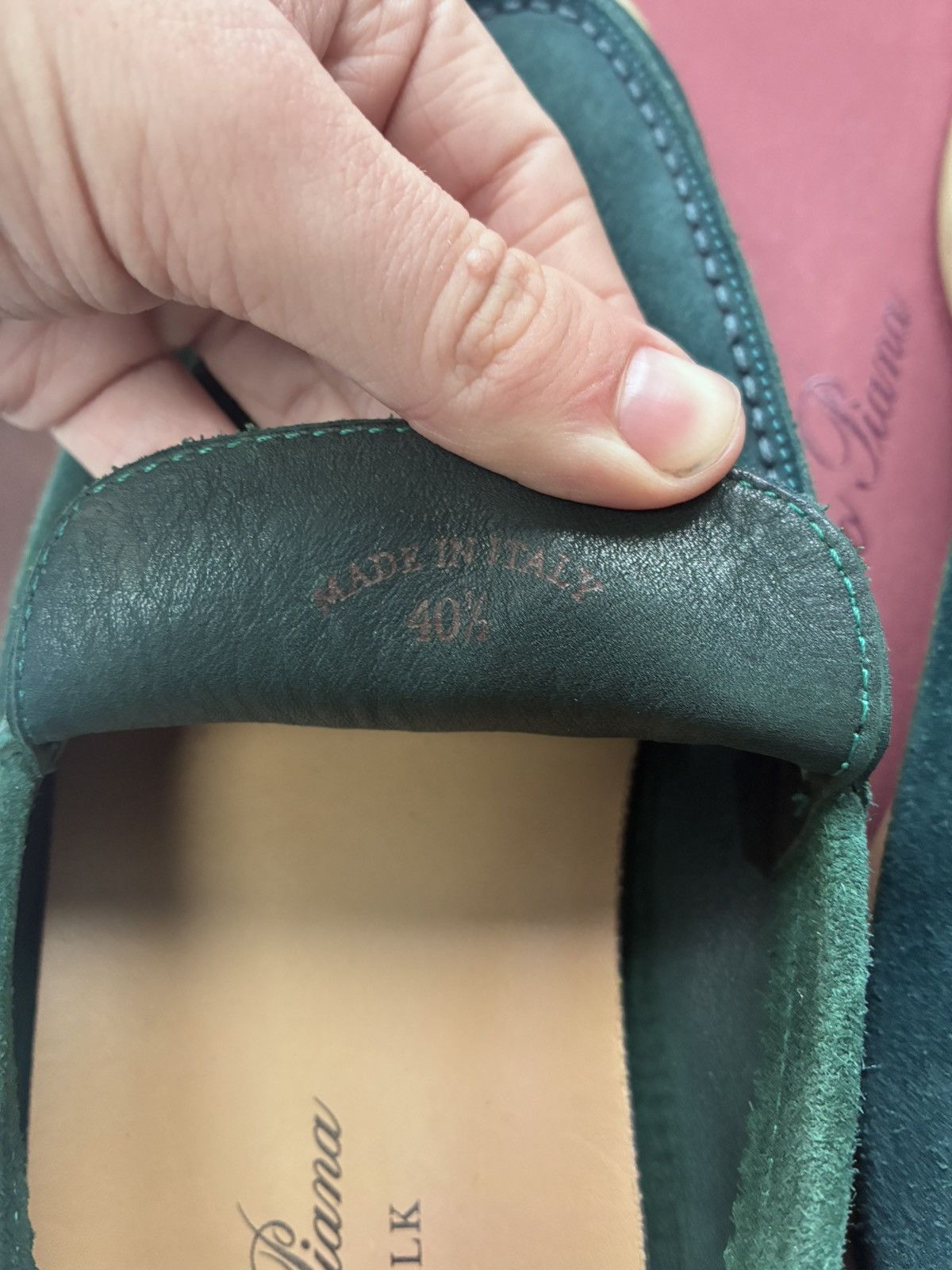 Loro Piana Loro Piana teal green summer walk uk 6.5 eu 40.5 Size US 7.5 / EU 40-41 - 6 Thumbnail
