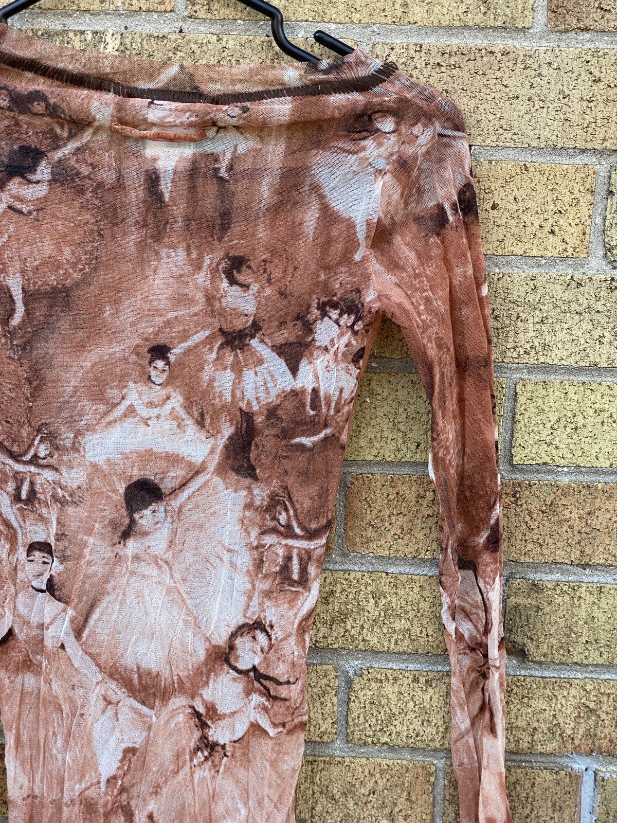 Jean Paul Gaultier × Vintage SS04 Jean Paul Gaultier Edgar Degas Ballerina Sheer Shirt Size S / US 4 / IT 40 - 12 Thumbnail