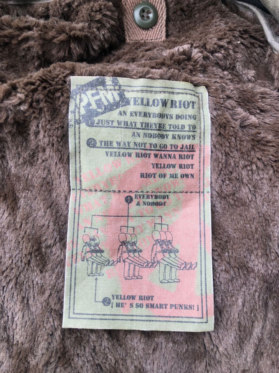 Japanese Brand × PPFM × Vintage Vintage PPFM Military Yellow Riot Parka Jacket Size US M / EU 48-50 / 2 - 4 Thumbnail
