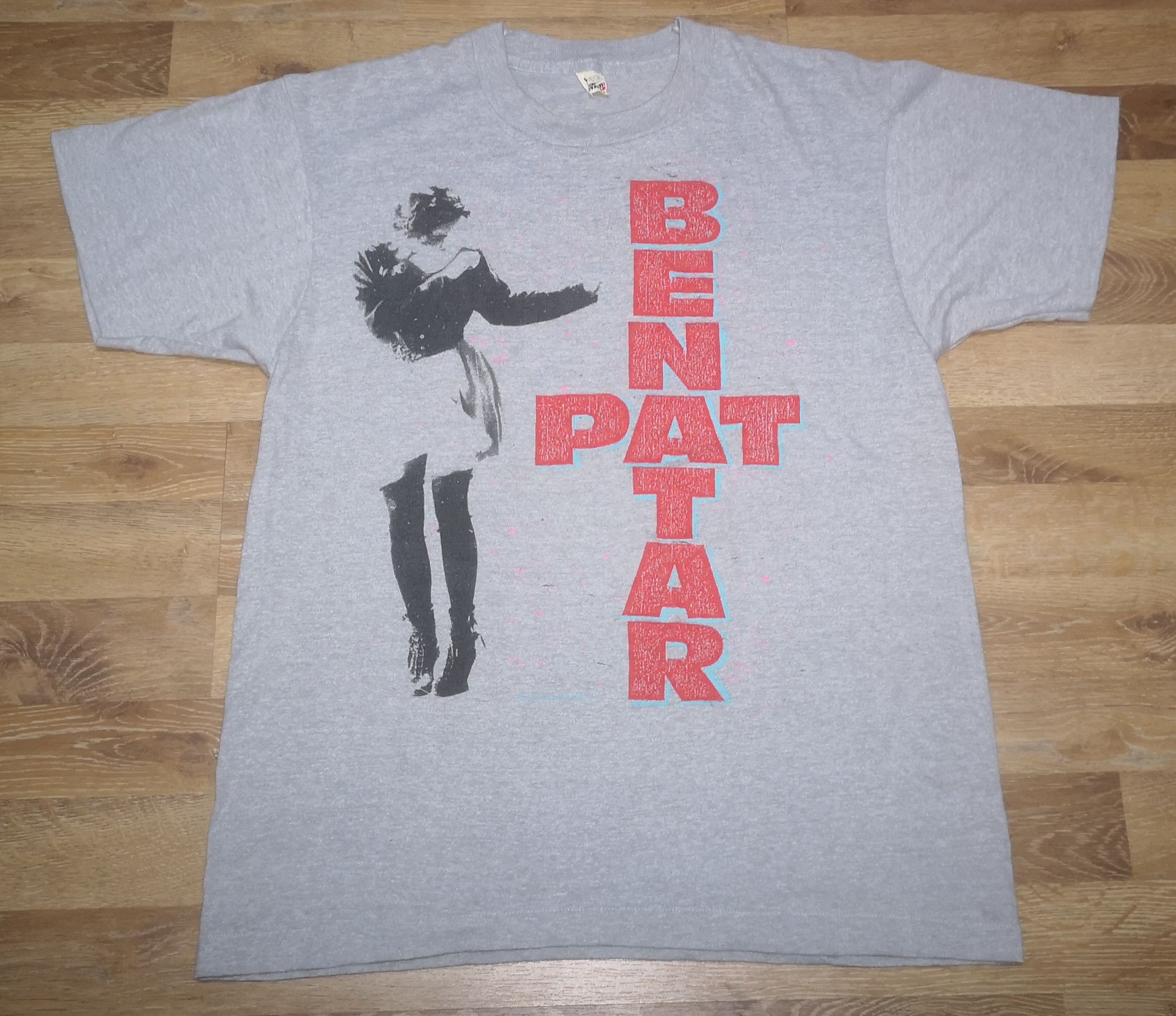 Band Tees × Vintage True Vintage 80s Solo Singer Pat Benatar Tour 1988 T Shirt Size US M / EU 48-50 / 2 - 1 Thumbnail