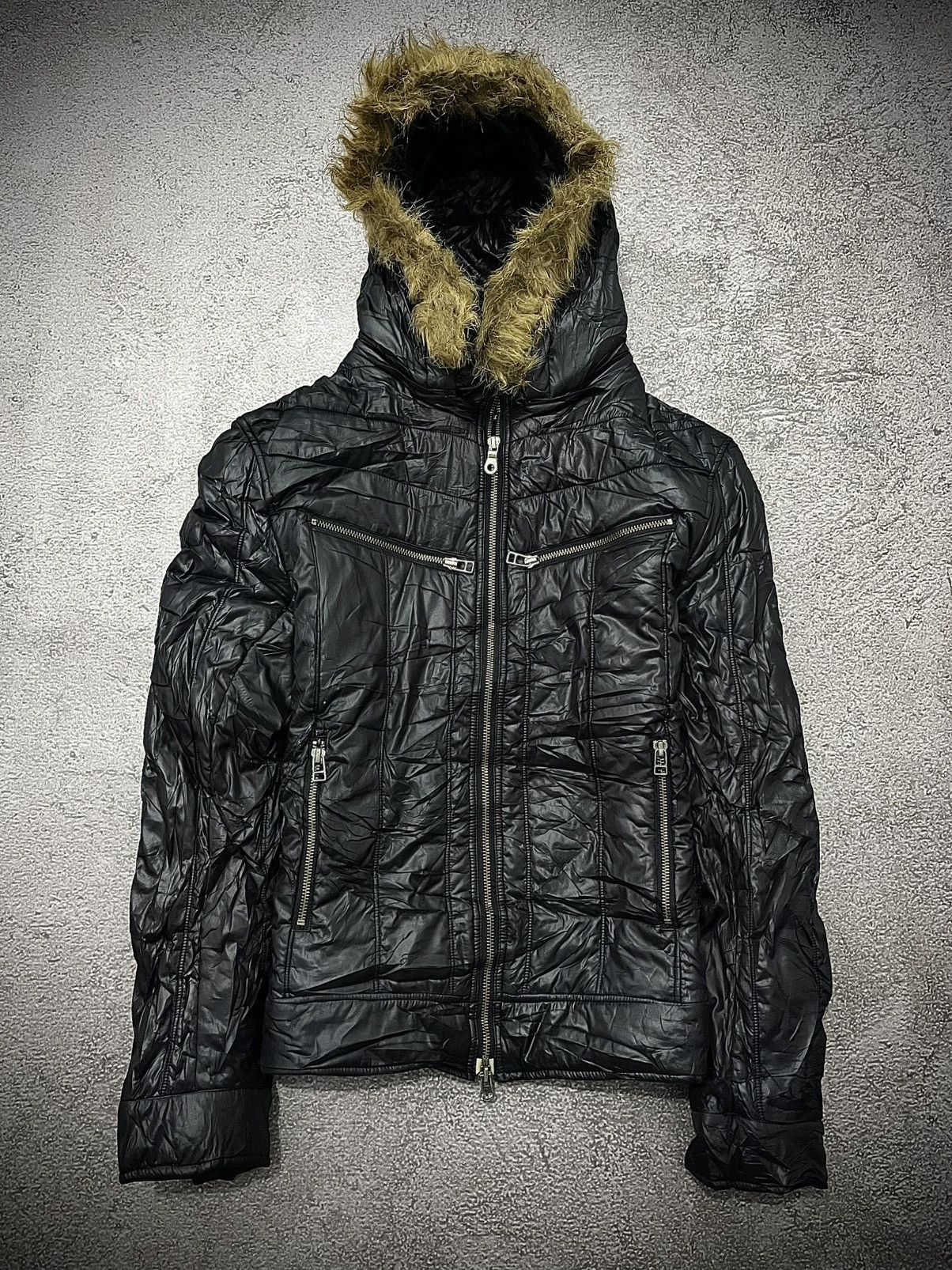 Michel Klein 2000s Michel Klein Homme Vkei Punk Fur Jacket Size US M / EU 48-50 / 2 - 1 Thumbnail