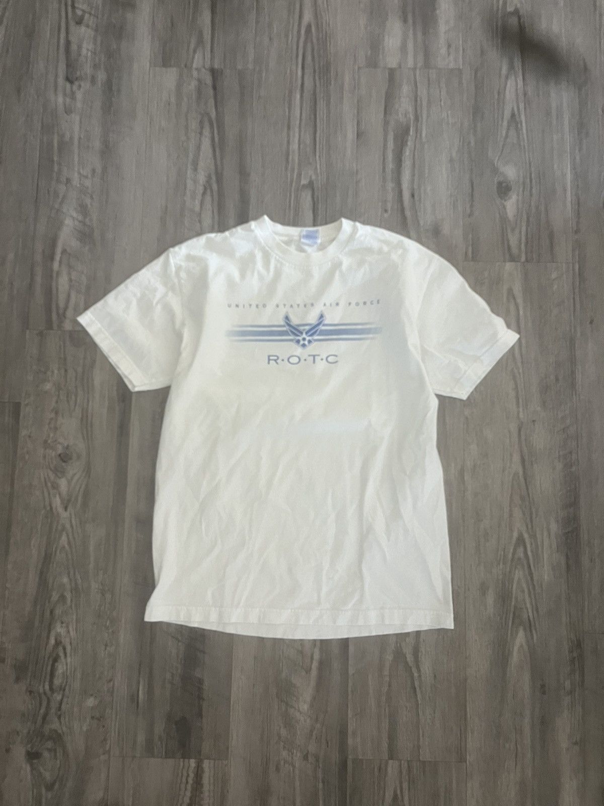 Vintage Vintage 90s Airforce Tee Size US L / EU 52-54 / 3 - 1 Thumbnail