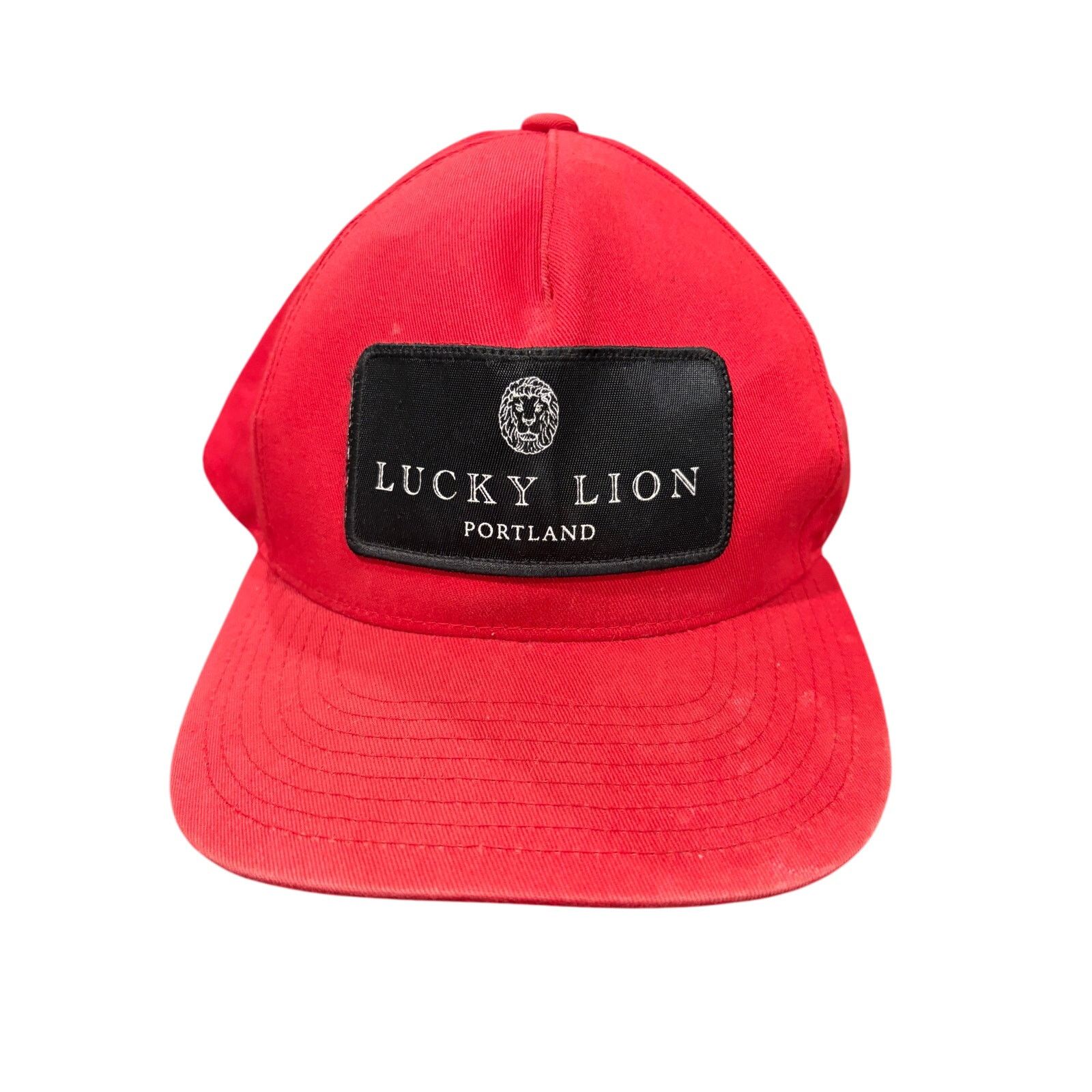 Vintage Lucky Lion Portland Red Trucker Hat — Streetwear Collectible Size ONE SIZE - 1 Thumbnail