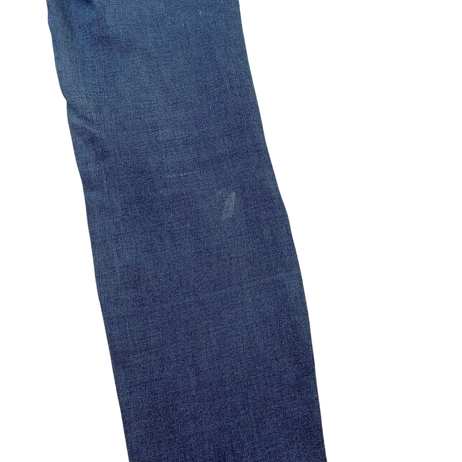 & Other Stories Wax Jeans Los Angeles 26 X29 Stretch Skinny Distressed Denim Size 26" / US 2 / IT 38 - 3 Thumbnail