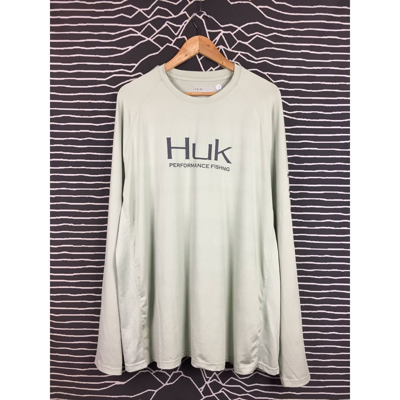 Vintage Huk Performance Fishing Long Sleeve Polyester Tee Size 2XL Size US XXL / EU 58 / 5 - 2 Thumbnail
