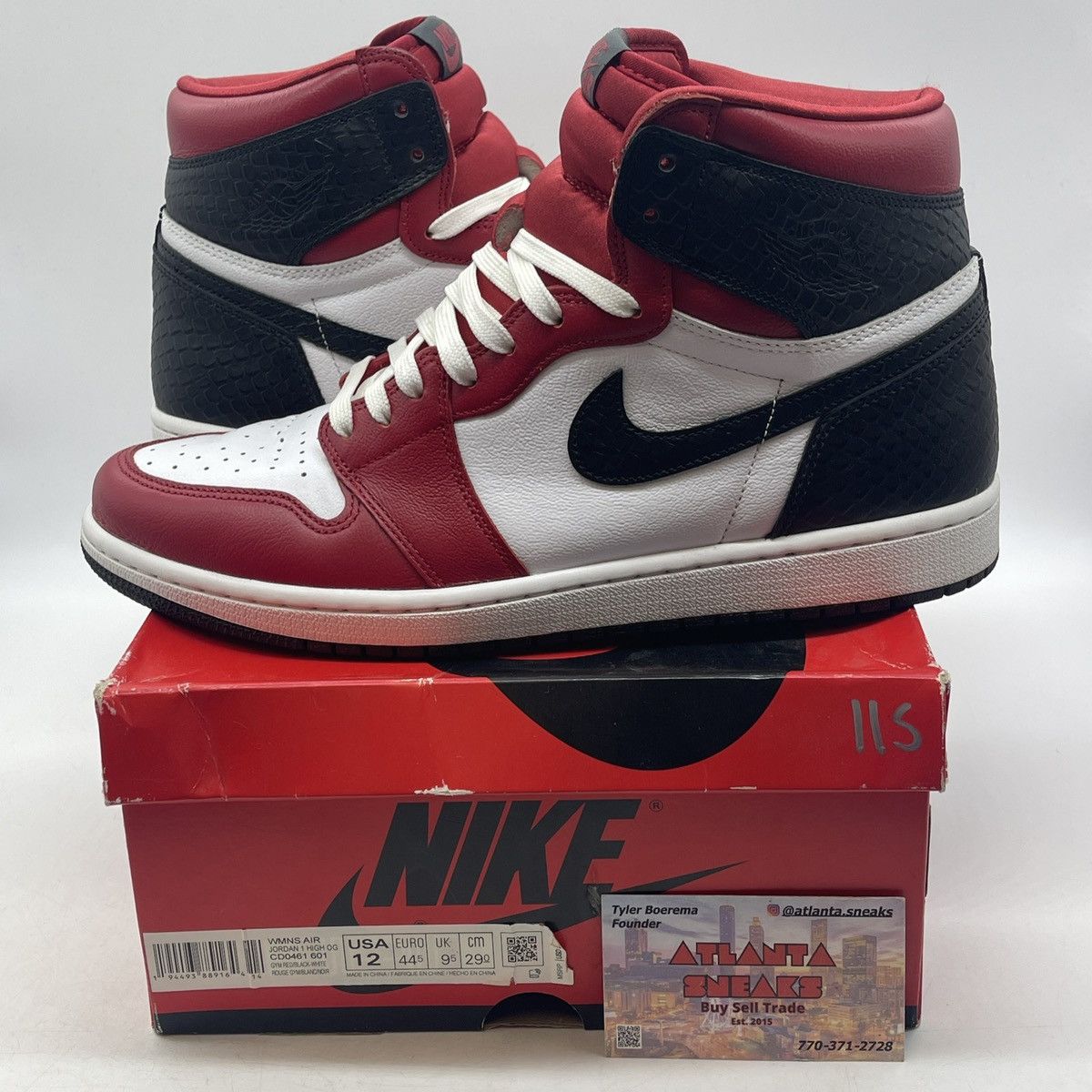 Jordan Brand Air Jordan 1 satin red Size US 12 / IT 42 - 1 Thumbnail