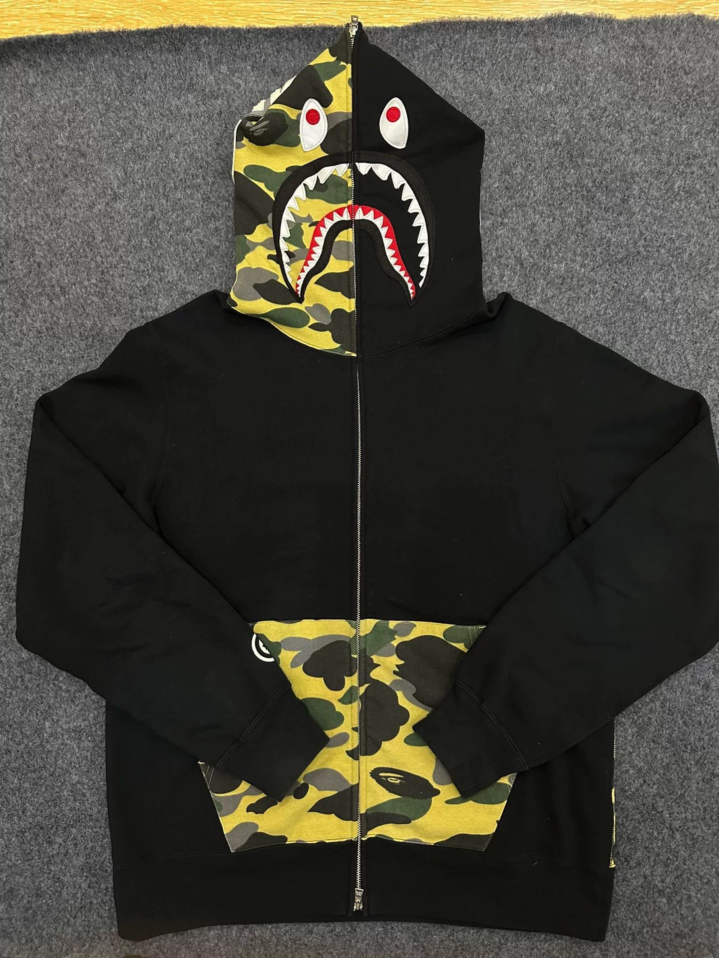 Bape Bape X Multi Shark Sweatshirt Pullover Size US XXL / EU 58 / 5 - 1 Thumbnail