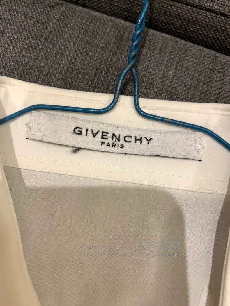 Givenchy Givenchy Five-Star White Embroidered Shirt Size US XXS / EU 40 - 3 Thumbnail