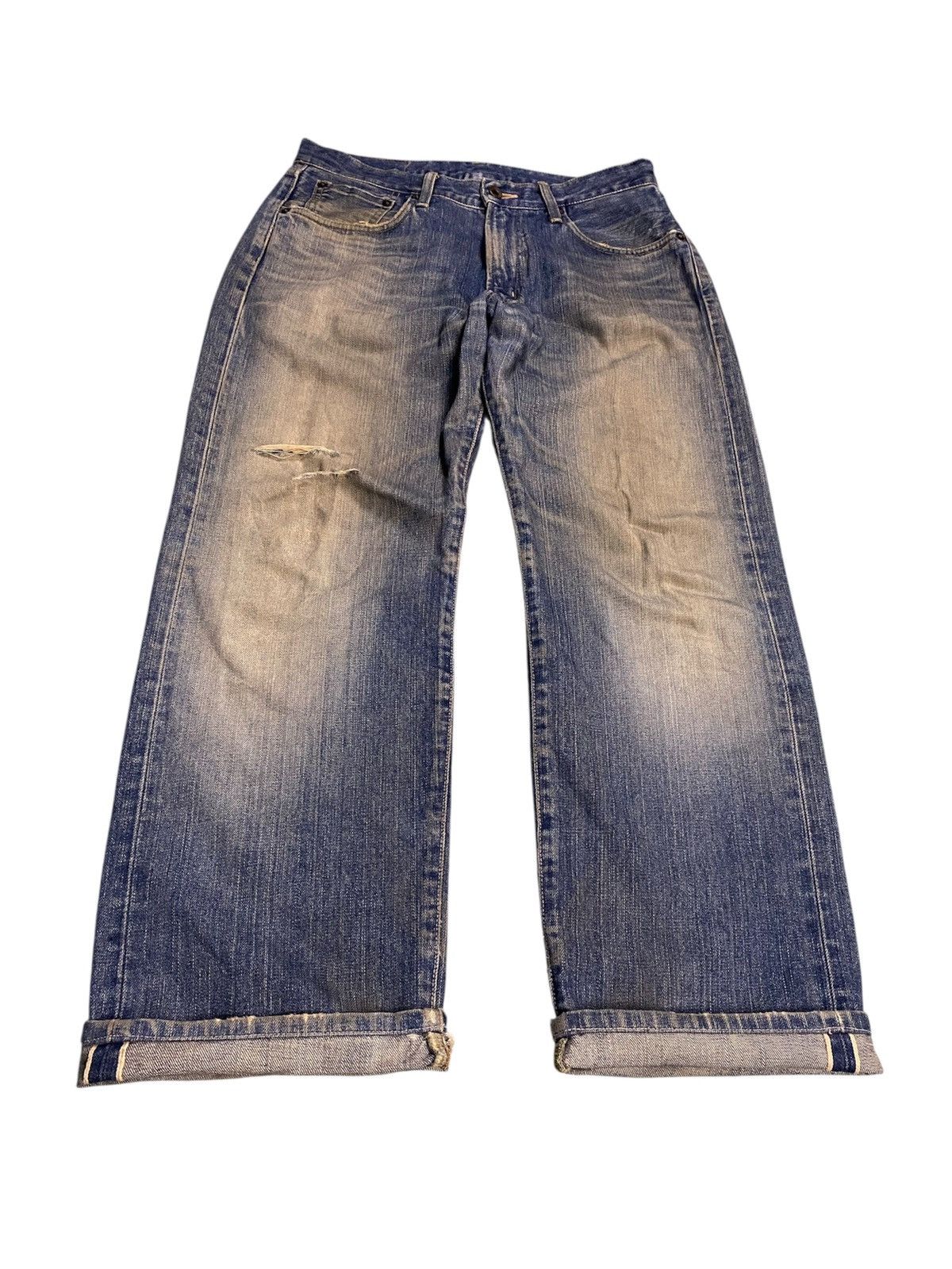 Edwin Edwin 505x 31x34 Selvedge Faded Jeans Size US 30 / EU 46 - 3 Thumbnail