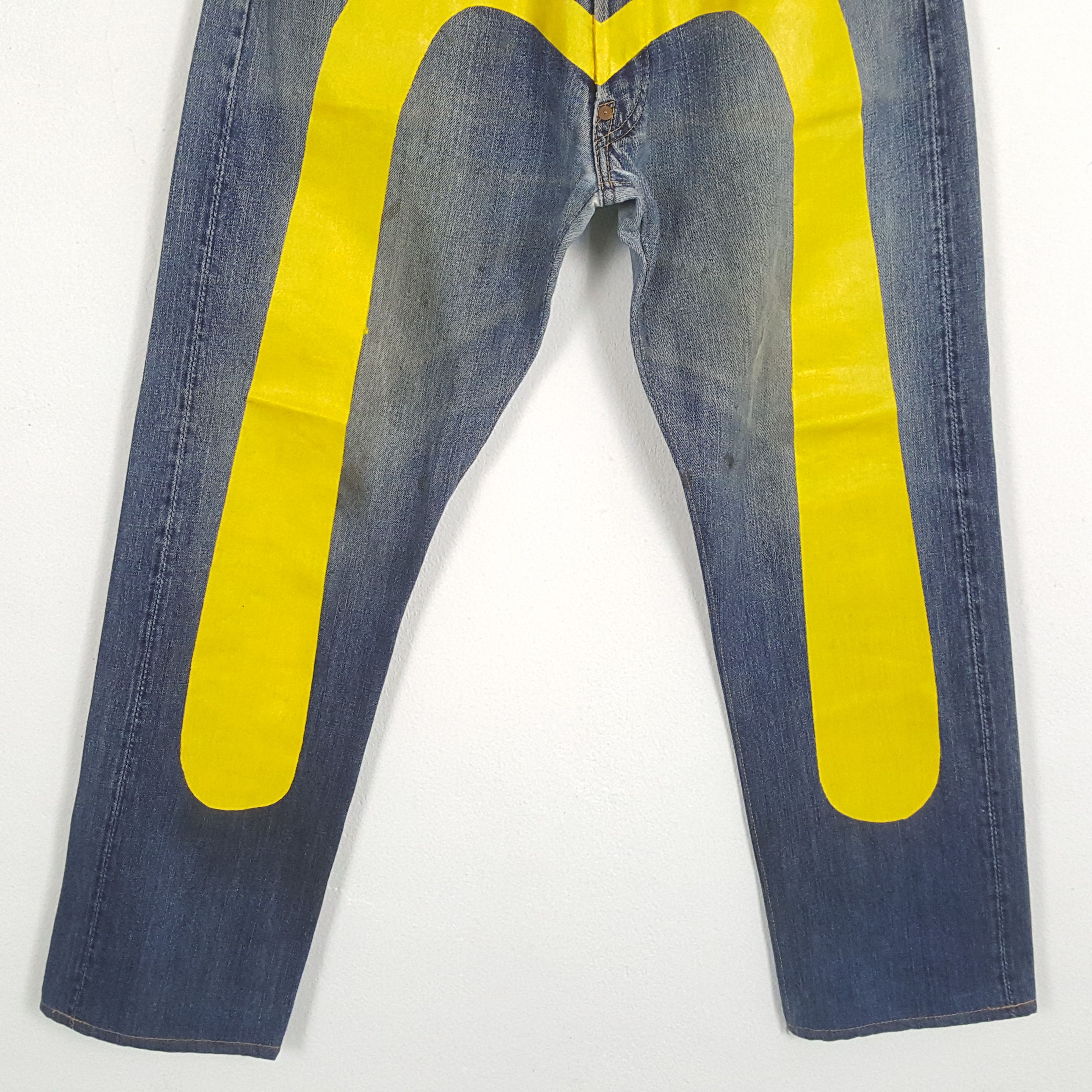 Evisu × Japanese Brand × Vintage Vintage EVISU Japanese Brand Daicock Custom Distressed Jeans Size US 30 / EU 46 - 3 Thumbnail