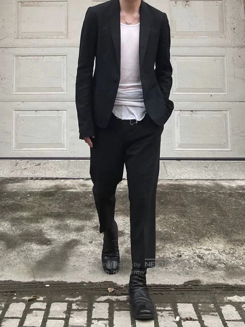 Rick Owens Rick Owens Cropped Wool Astaire Pants. | Grailed