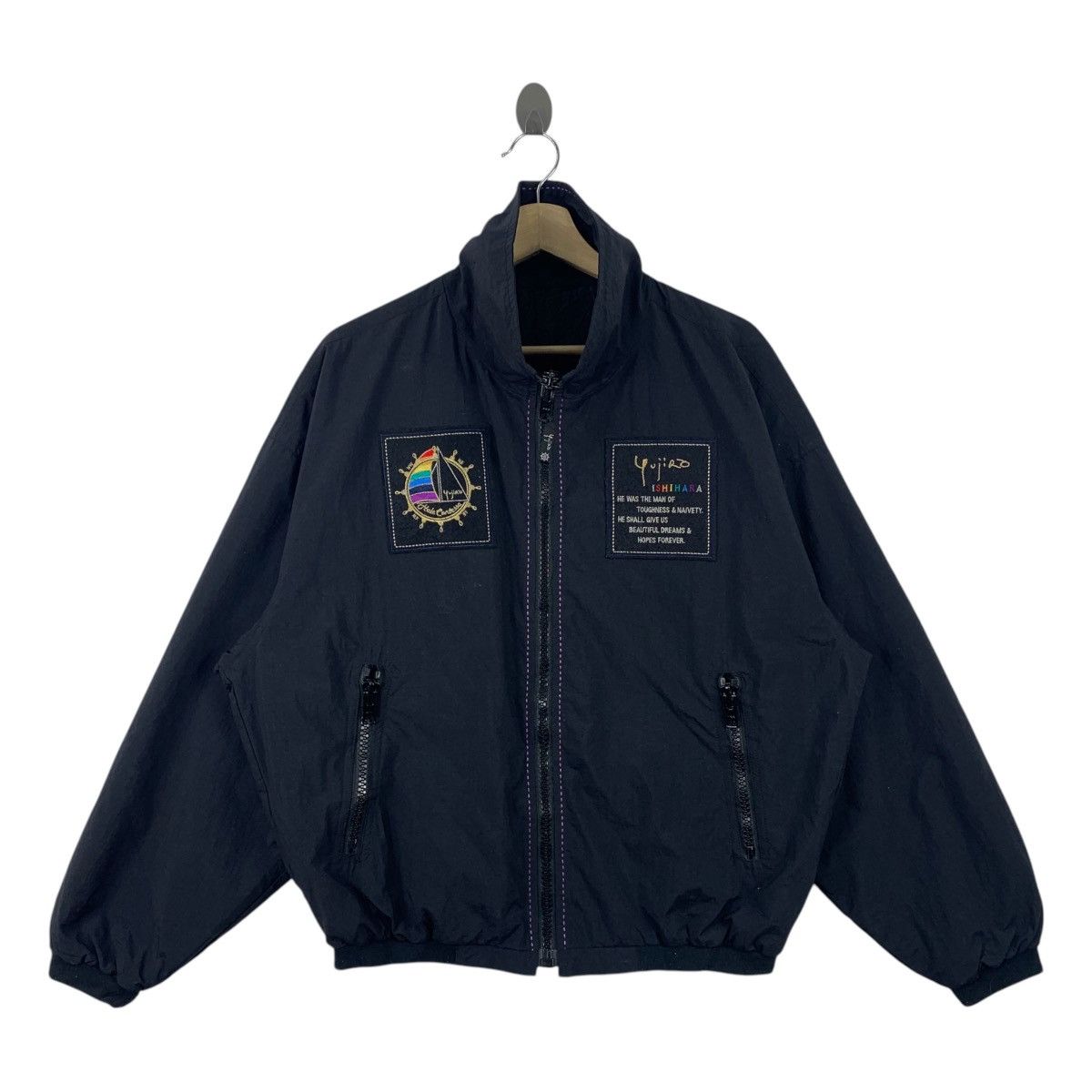 Japanese Brand × Vintage Vintage YUJIO ISHIHARA Japanesebrand windbreaker Size US M / EU 48-50 / 2 - 1 Thumbnail