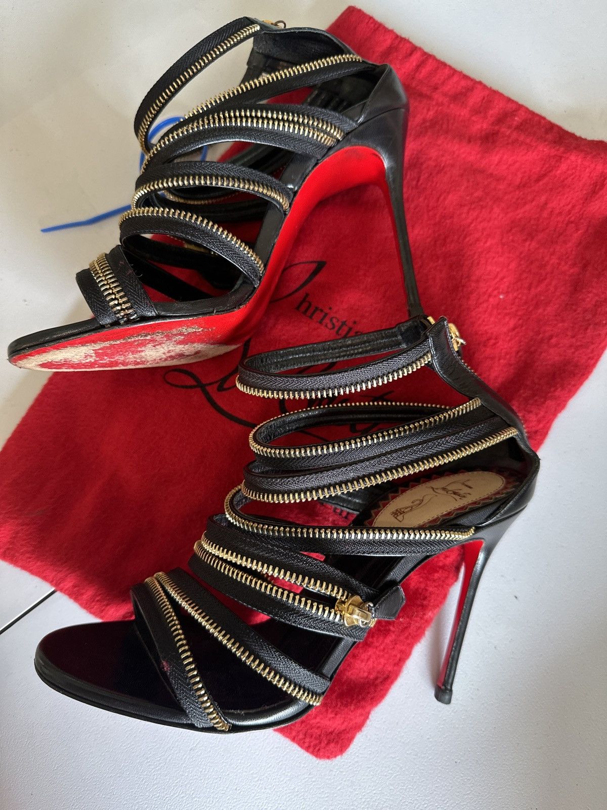 Christian Louboutin Christian Louboutin Unzip Heels Size US 8 / IT 38 - 3 Thumbnail