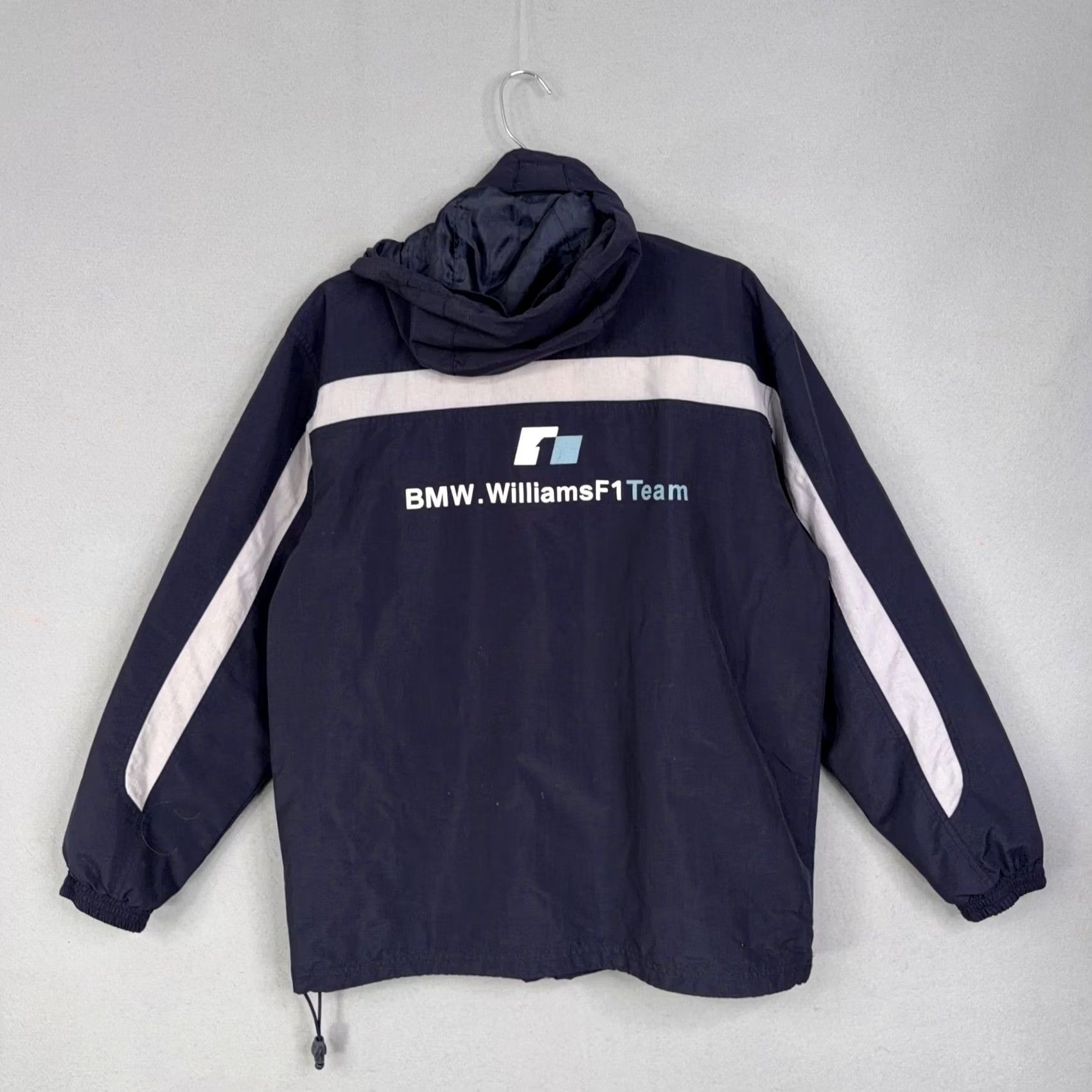 BMW BMW WilliamsF1 Team Windbreaker Mens Medium Navy Blue Racing Jacket Size US M / EU 48-50 / 2 - 4 Thumbnail