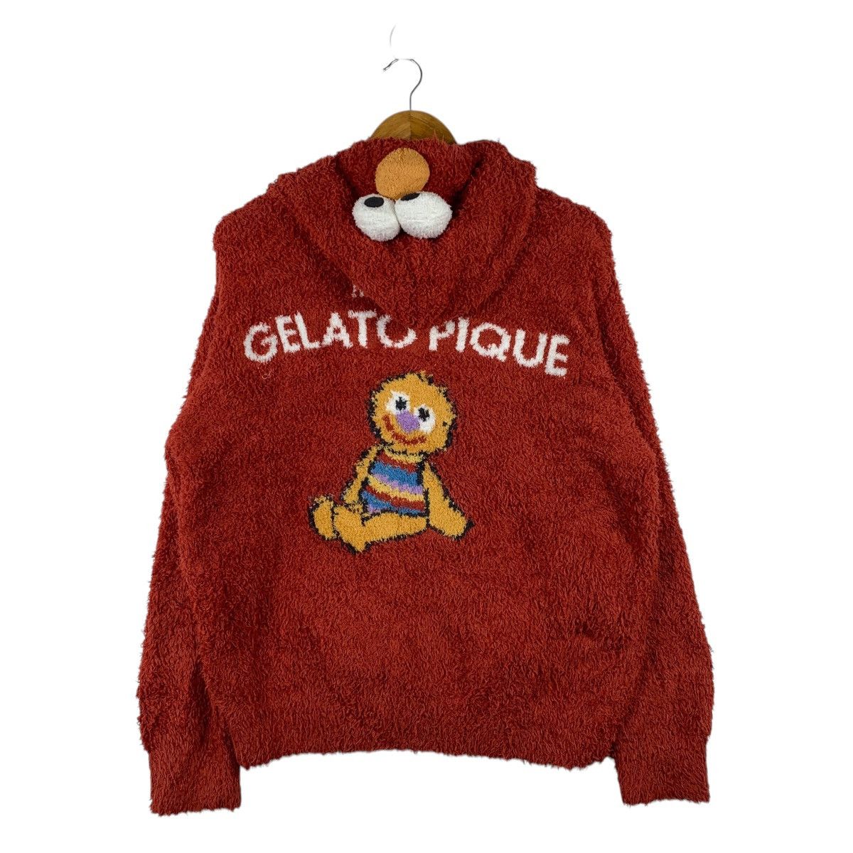 Vintage GELATO PIQUE x SESAME STREET Cartoon Hoodie Sweater Jacket Size US L / EU 52-54 / 3 - 2 Thumbnail