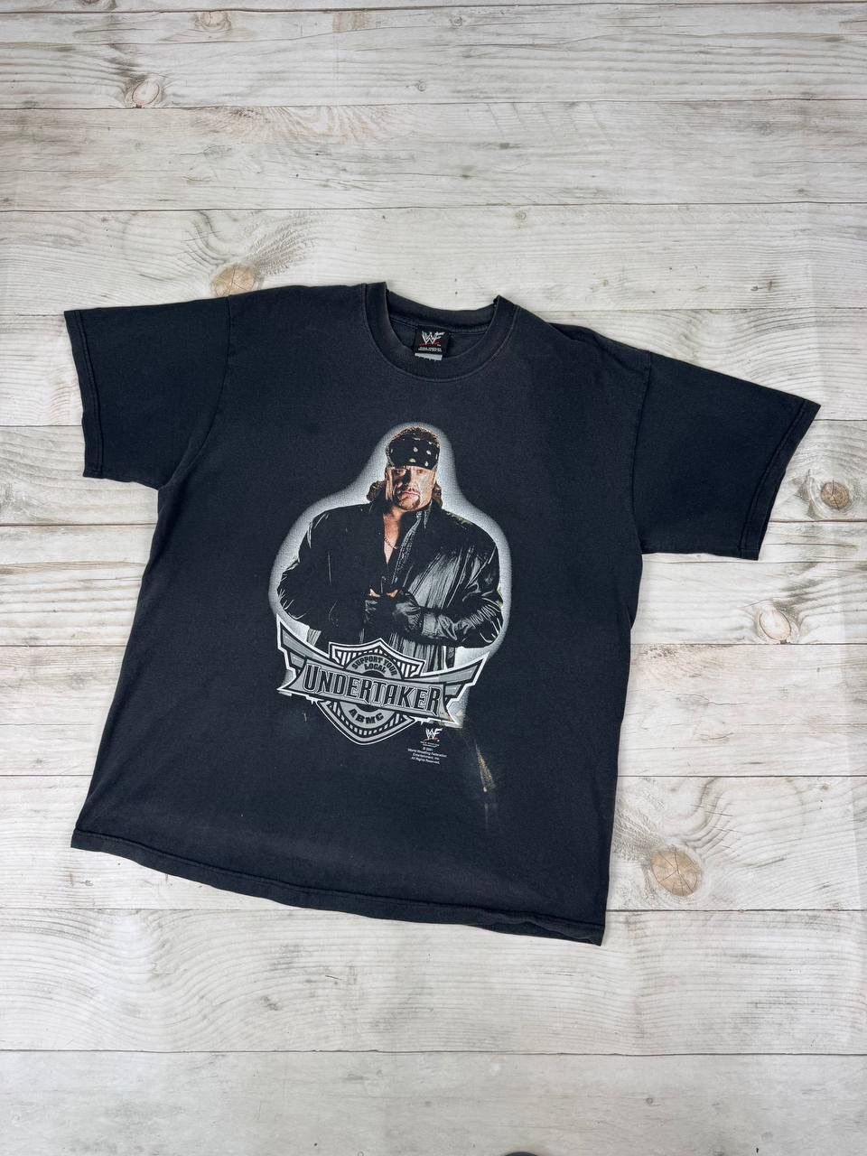 Vintage 2001 WWF Undertaker T Shirt Wrestling WWE