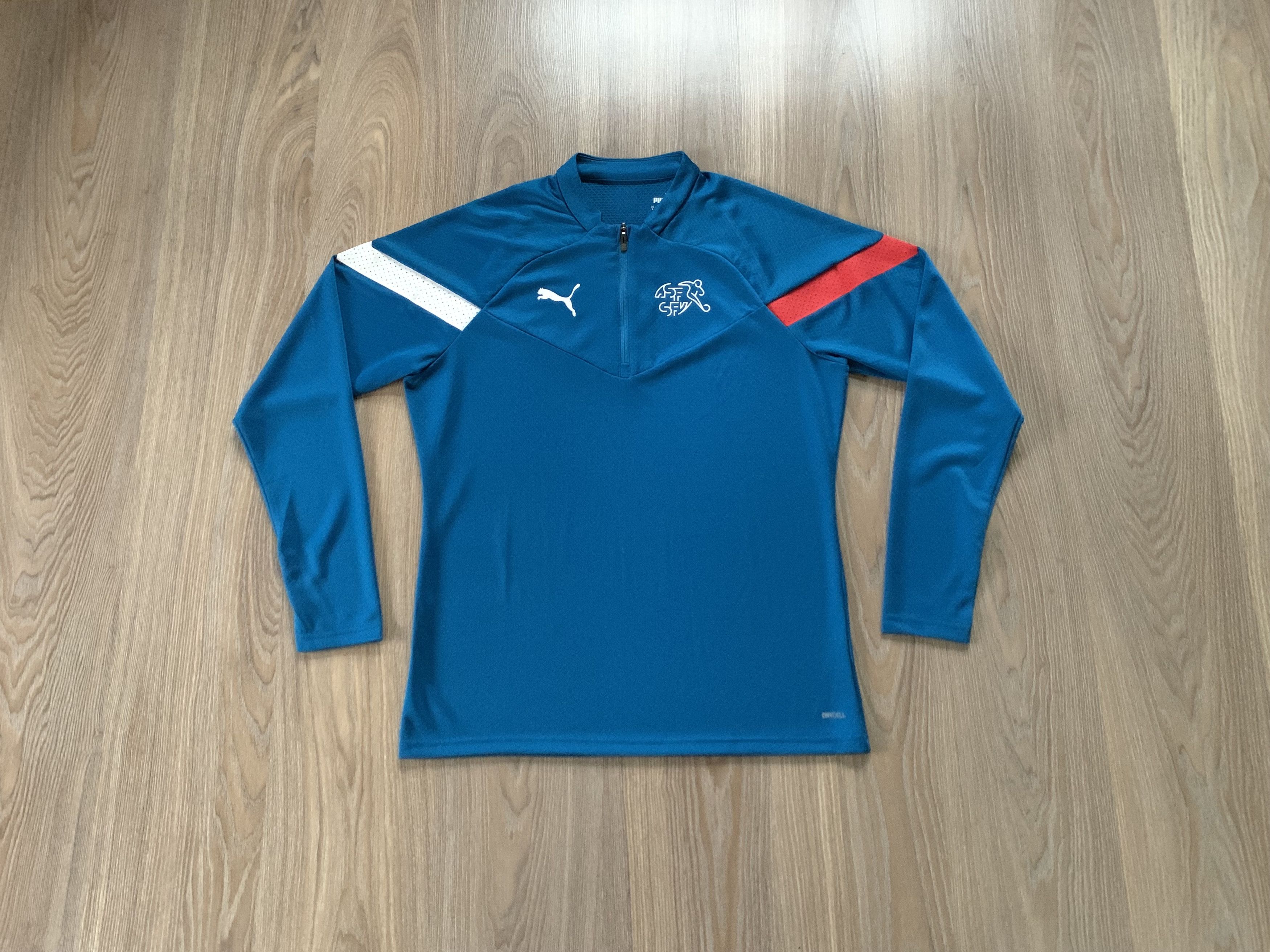 Puma Puma Swiss National Team Training Top Technical 2022 Size US L / EU 52-54 / 3 - 1 Thumbnail