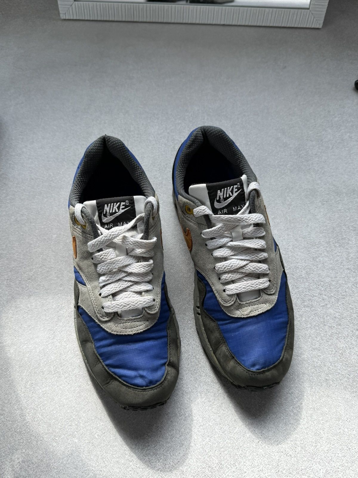 Nike Nike Air Max 1 Skulls Pack Old Royal Black Anthracite RARE Size US 8 / EU 41 - 7 Thumbnail