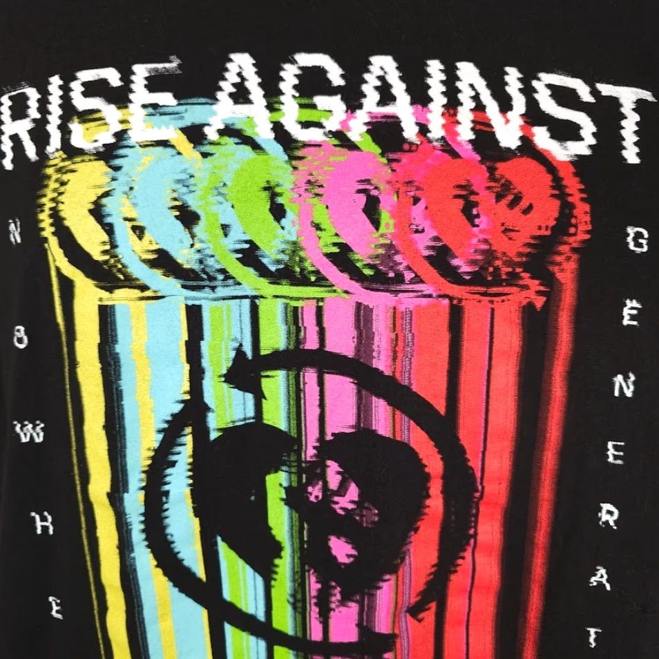 Tultex Rise Against T Shirt Mens XL Black 2022 Nowhere Generation II Tour Punk Size US XL / EU 56 / 4 - 3 Thumbnail