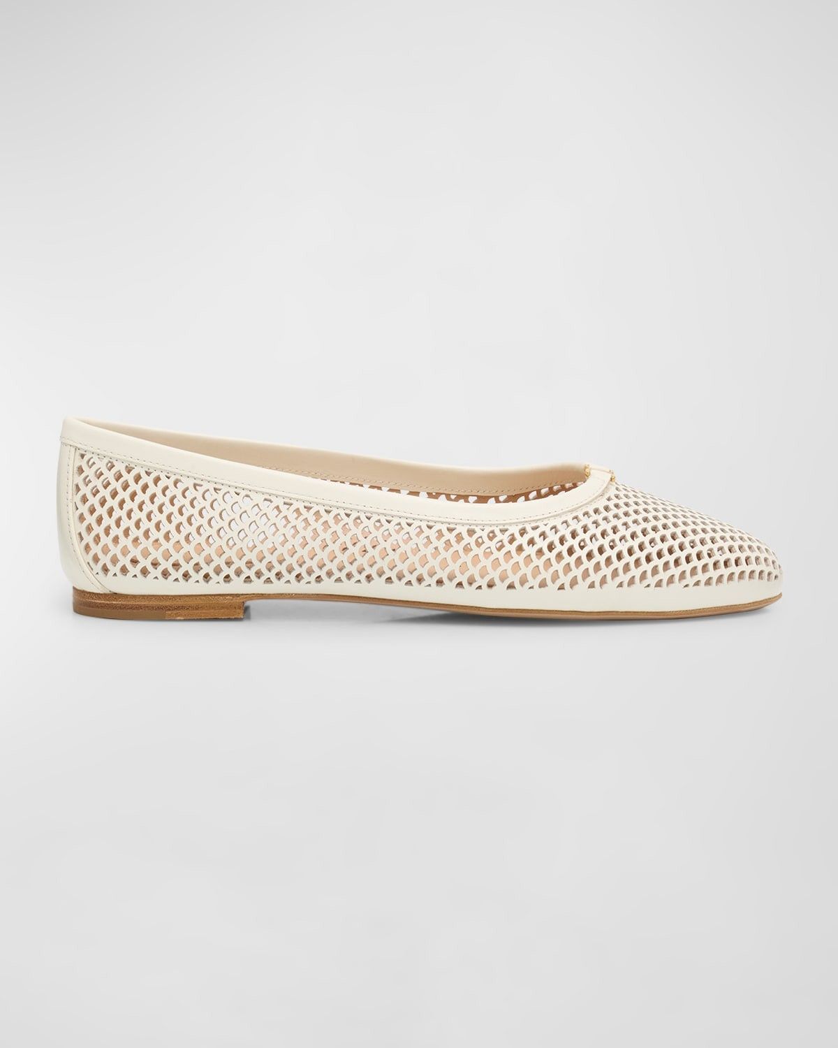 Chloe o1loc1c0425 CHC23 Marcie Ballerina in Eggshell Size US 9 / IT 39 - 1 Thumbnail