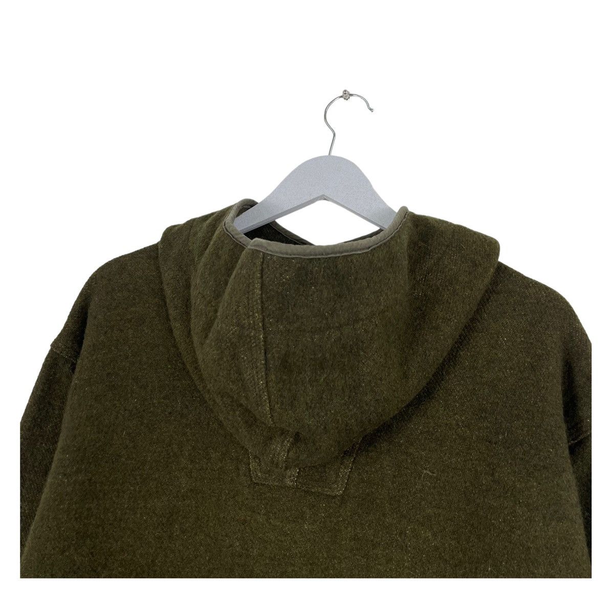 Avirex 💥AVIREX WOOL HOODIE JACKET ARMY GREEN Size US L / EU 52-54 / 3 - 8 Thumbnail