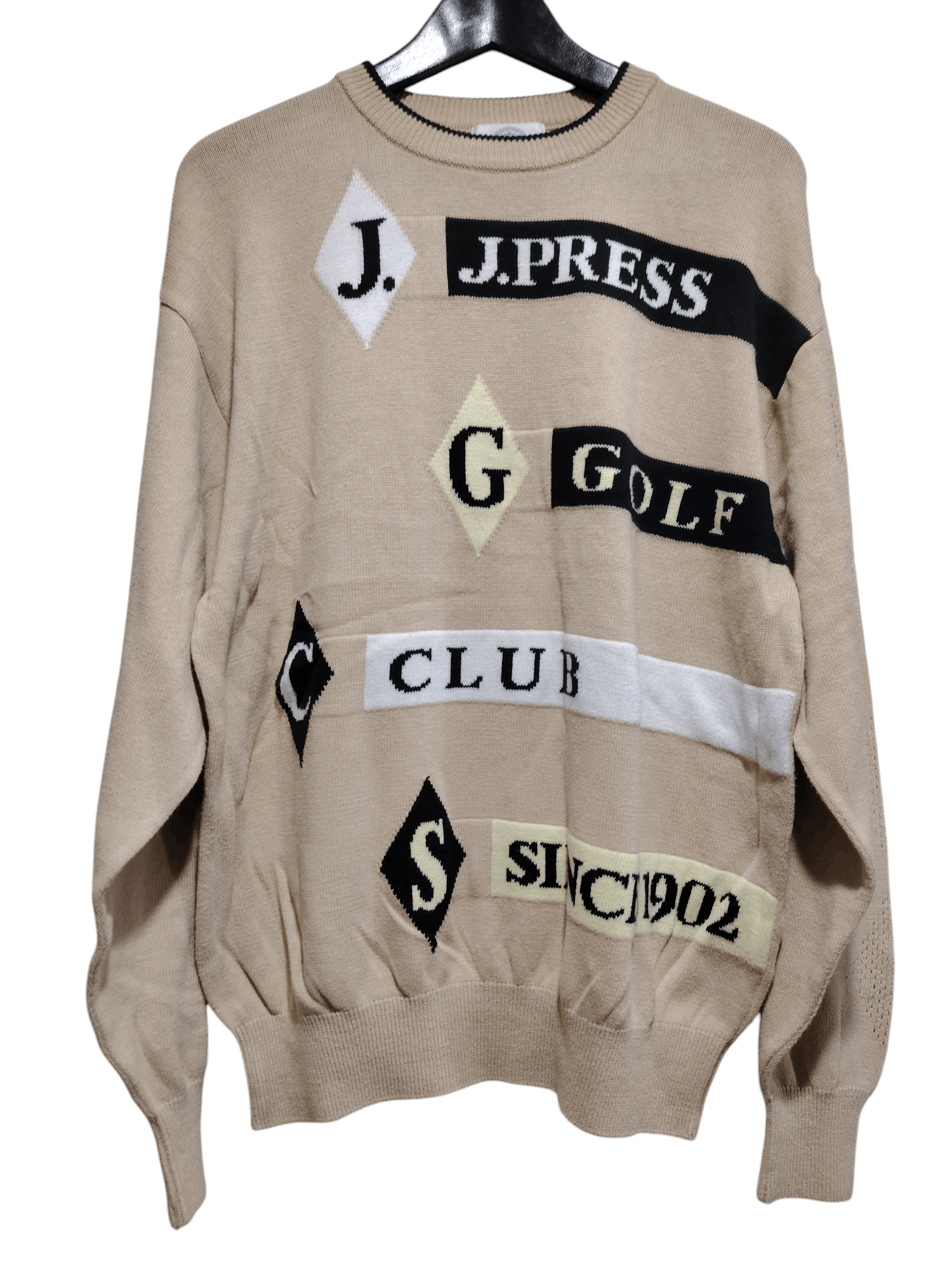 J. Press Vintage J. Press Golf Club Sweatshirt Knitwear Size US L / EU 52-54 / 3 - 1 Thumbnail