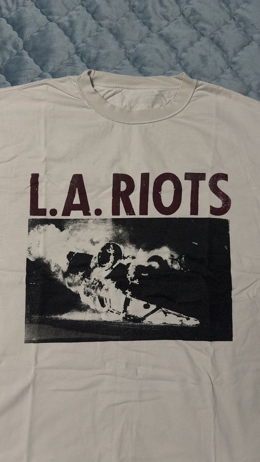 Luke Vicious L.A Riots Tee Size US M / EU 48-50 / 2 - 2 Thumbnail