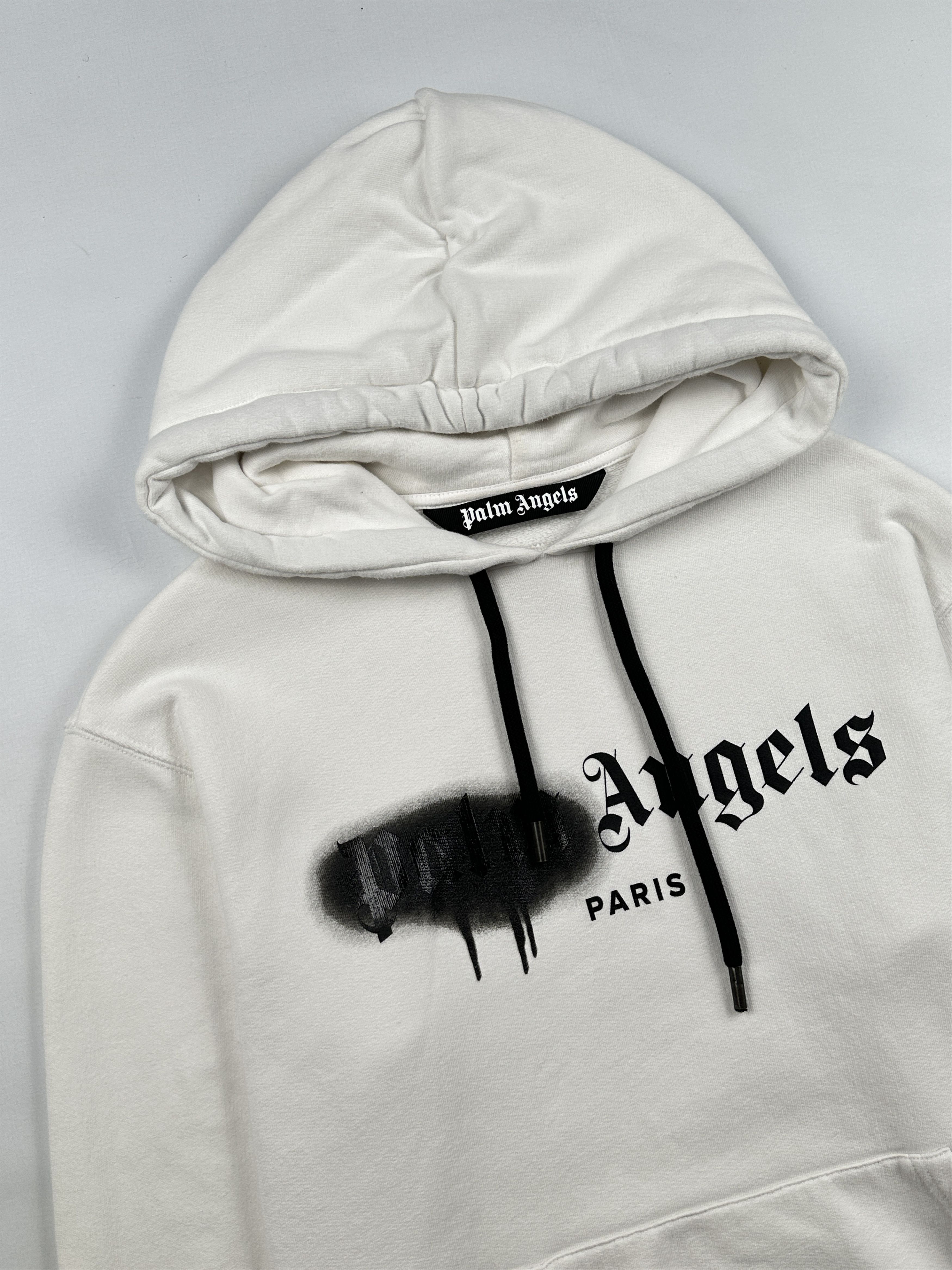 Palm Angels S/S 2020 Sprayed Logo Hoodie Size US XS / EU 42 / 0 - 6 Thumbnail