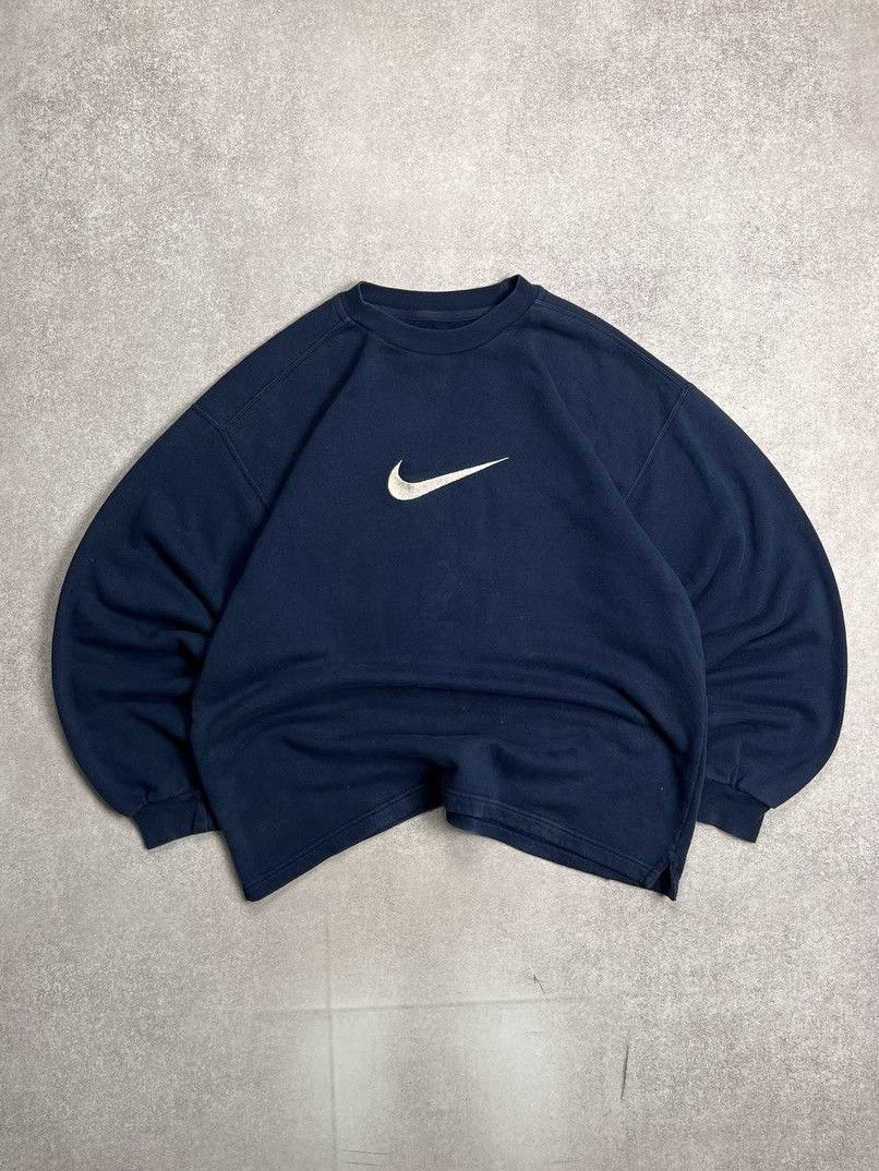 Vintage Nike Swoosh Boxy Sweatshirt M